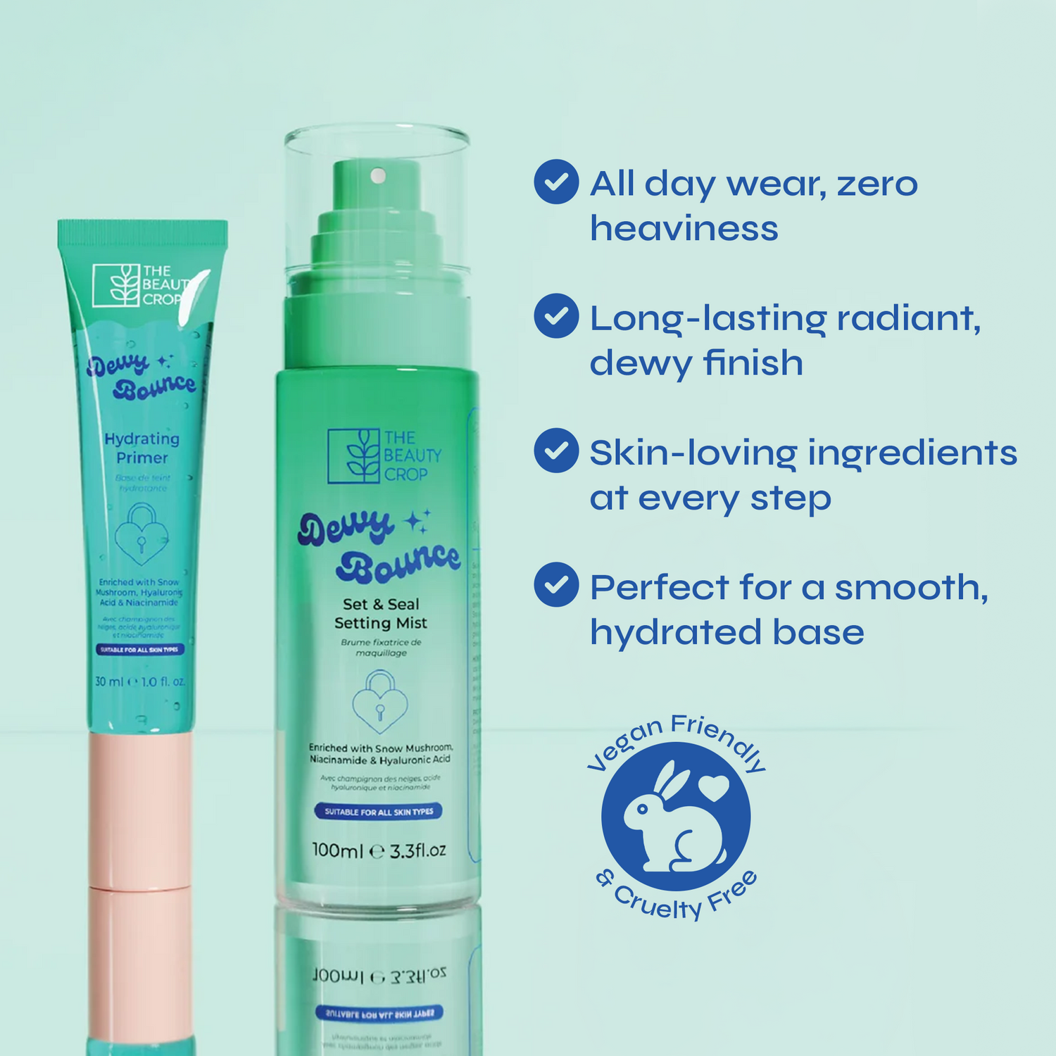 Dewy Bounce Hydrating Primer & 12 Hour Setting Mist Boxed Duo
