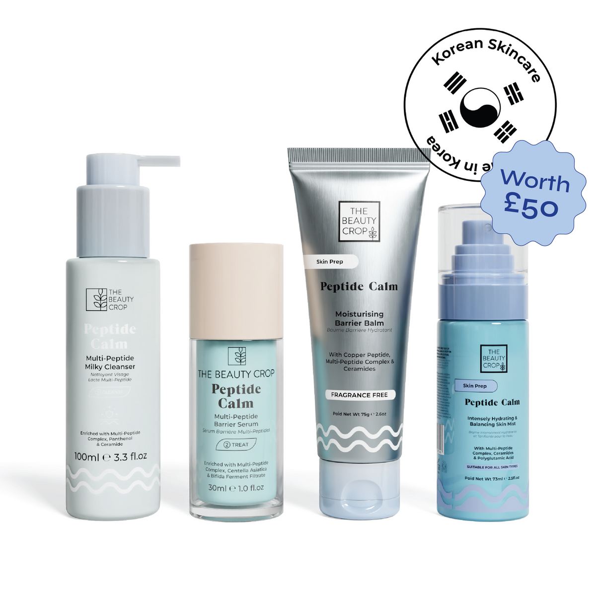 Peptide Calm Skincare Routine