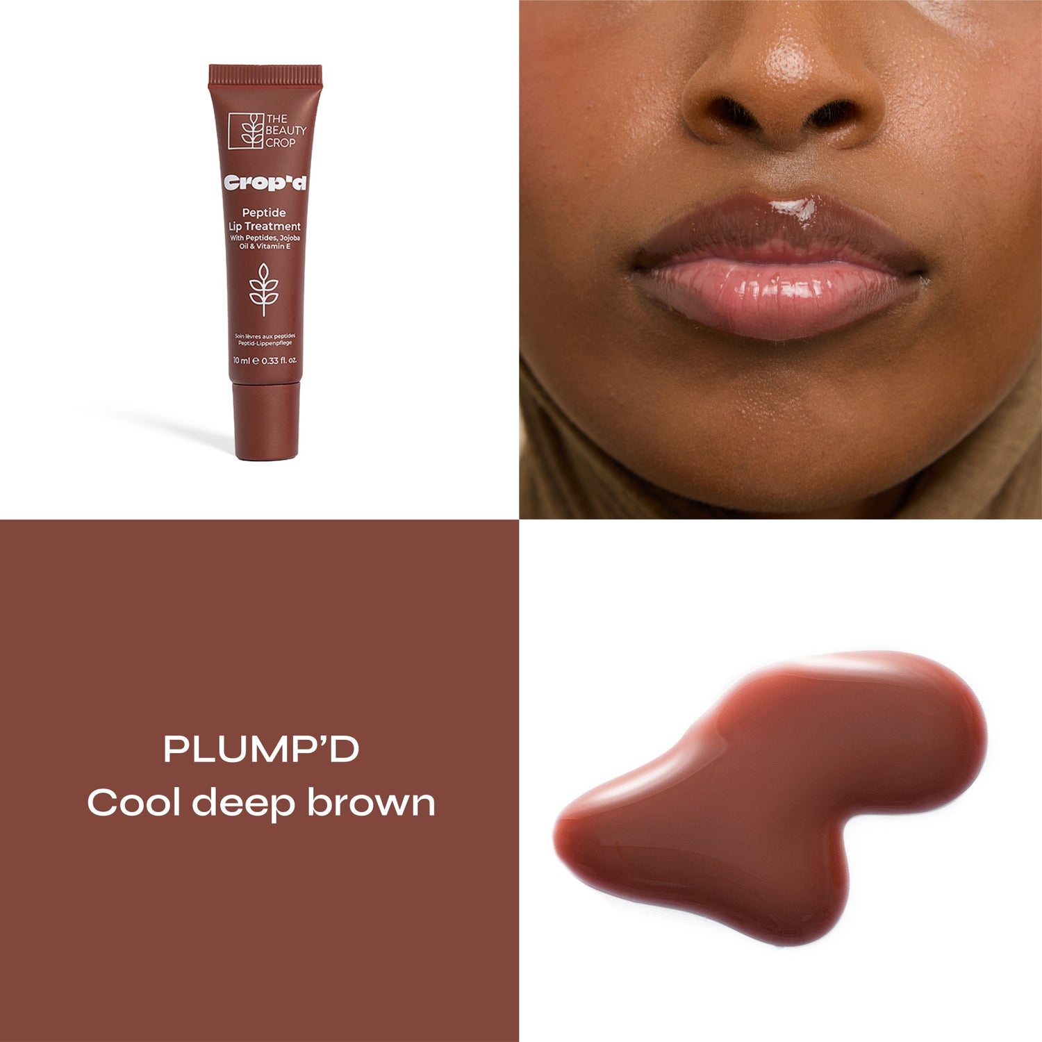 Peptide Hydrating Lip Treatment with Jojoba Oil and Vitamin E