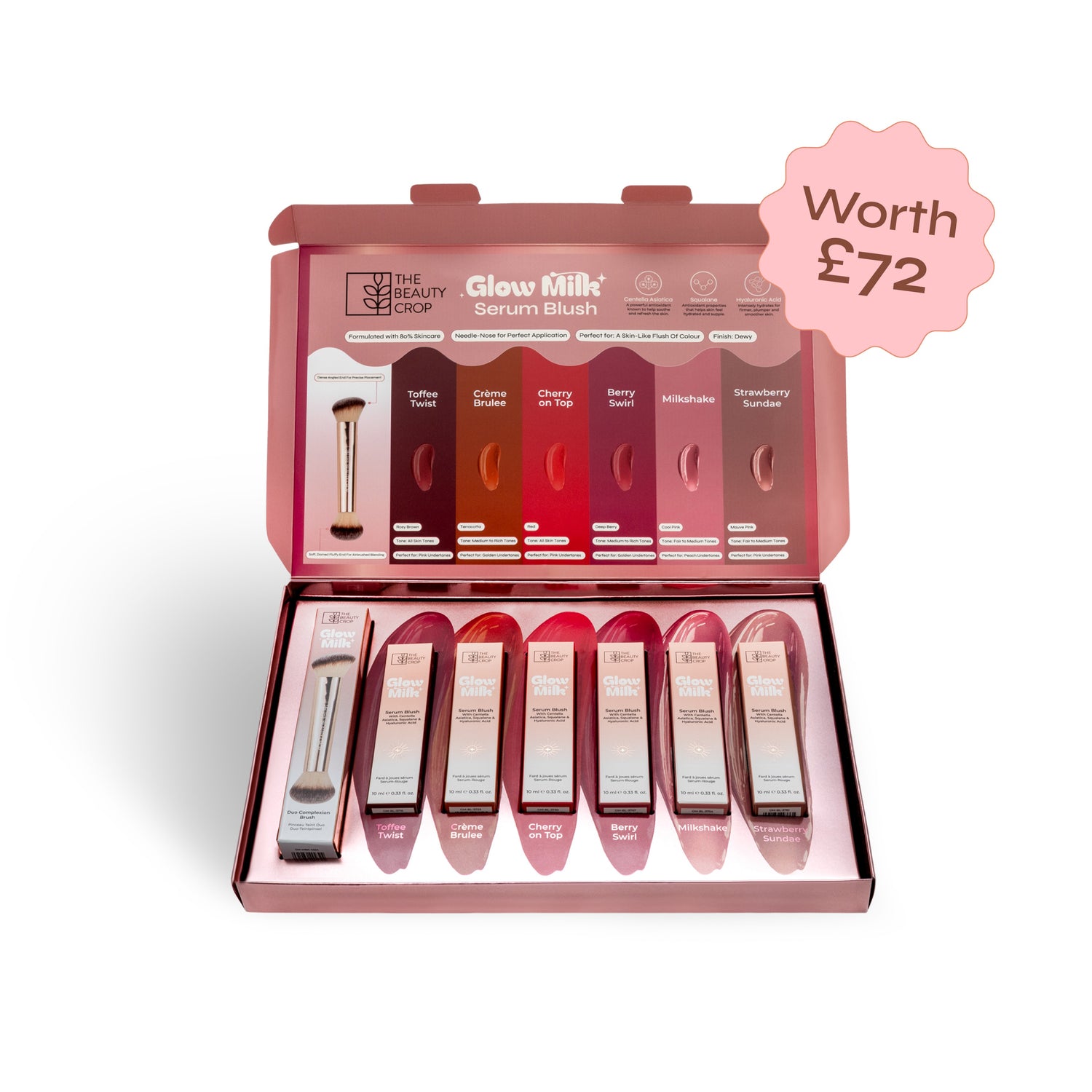 Glow Milk Serum Blush Full Collection Makeup Set