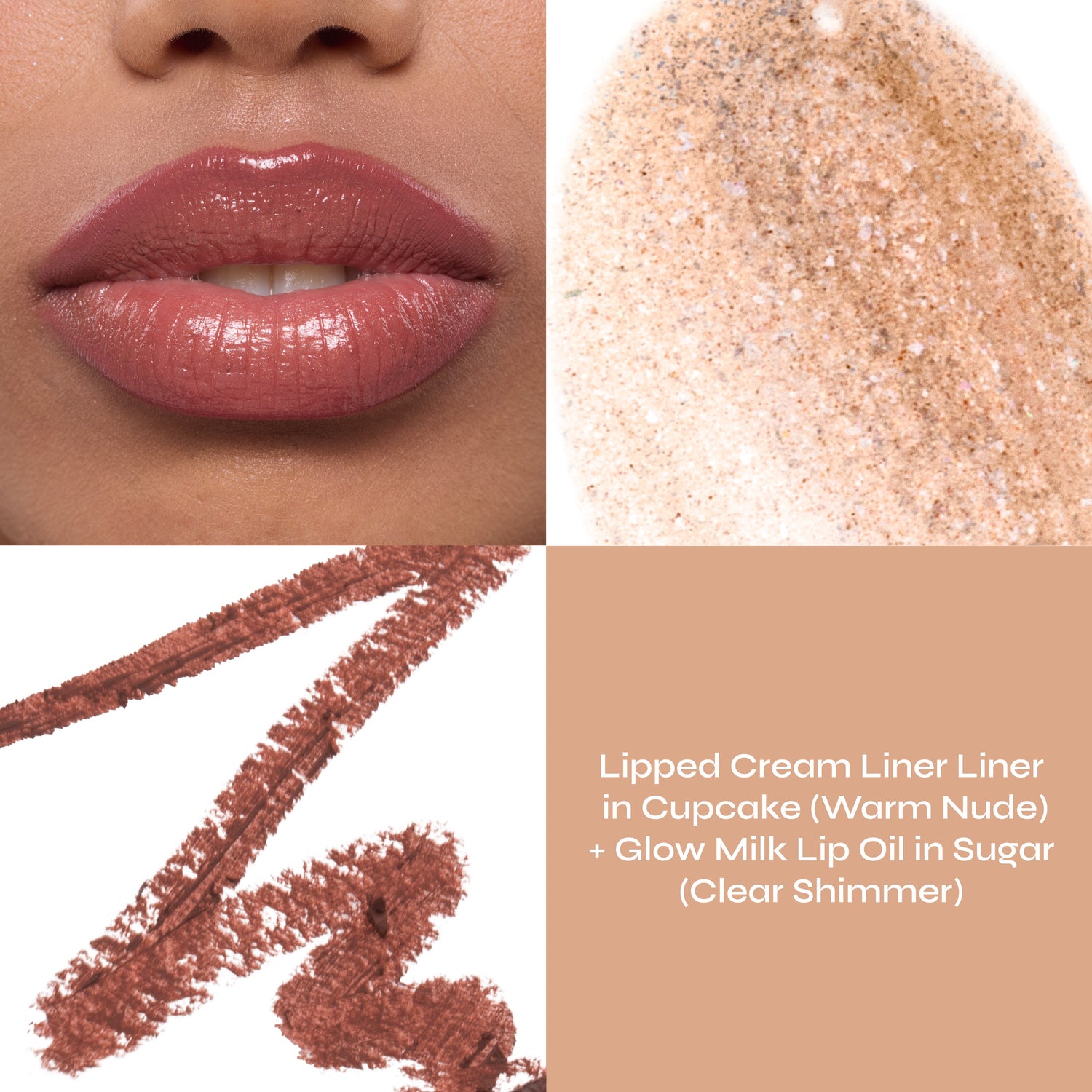 Lip Glass Kit - Cream Lip Liner & Lip Oil Set