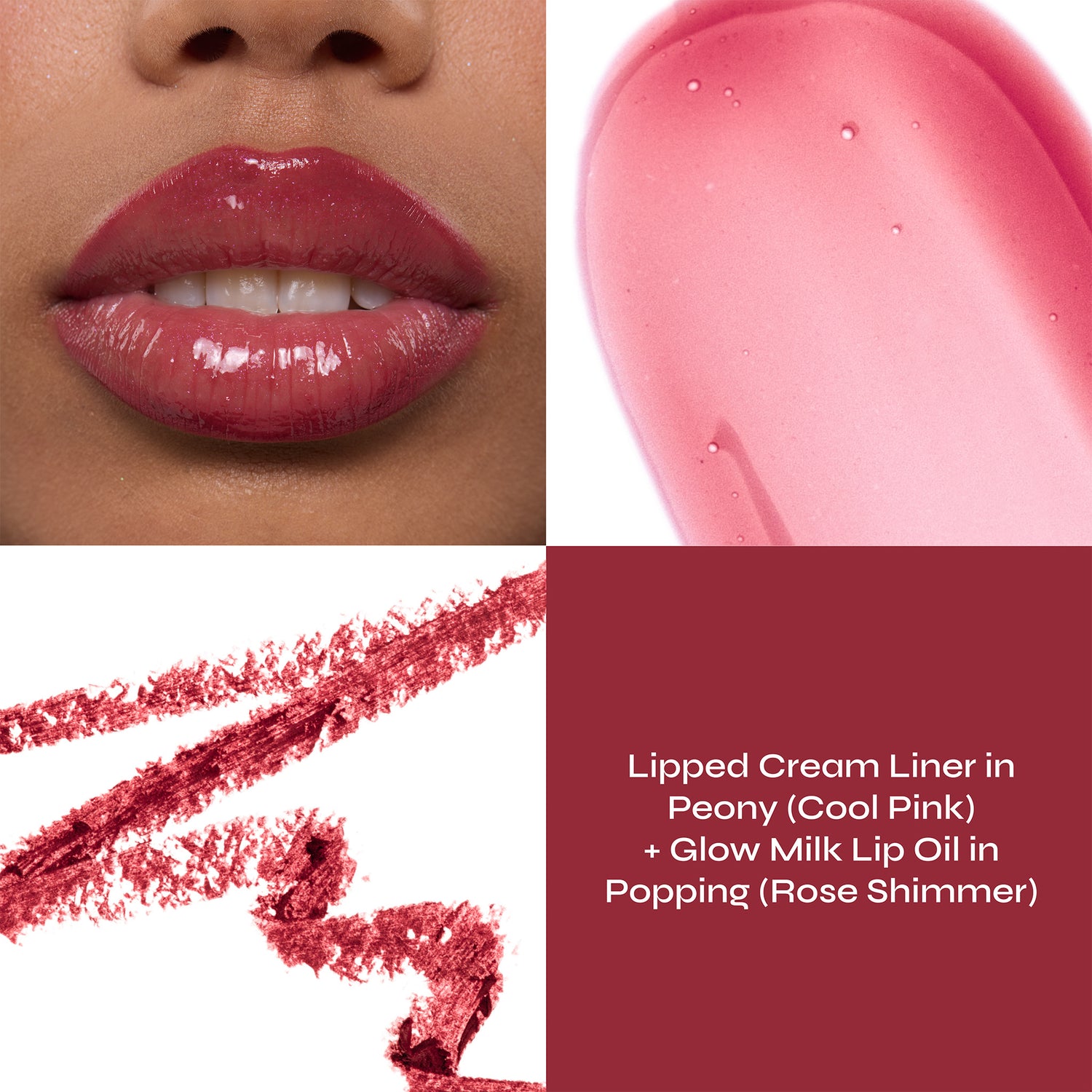 Lip Glass Kit - Cream Lip Liner & Lip Oil Set
