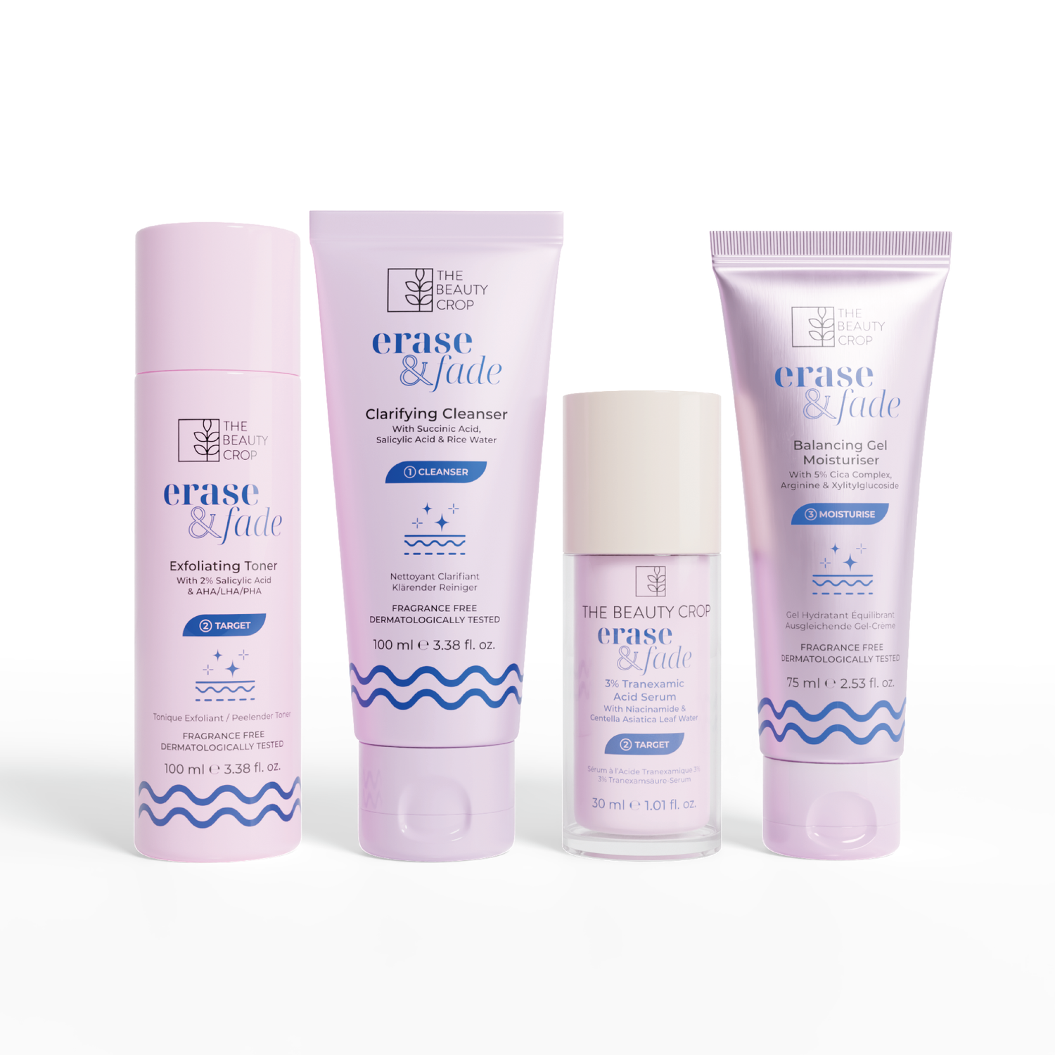 Erase & Fade Full Blemish-Focused Routine Bundle
