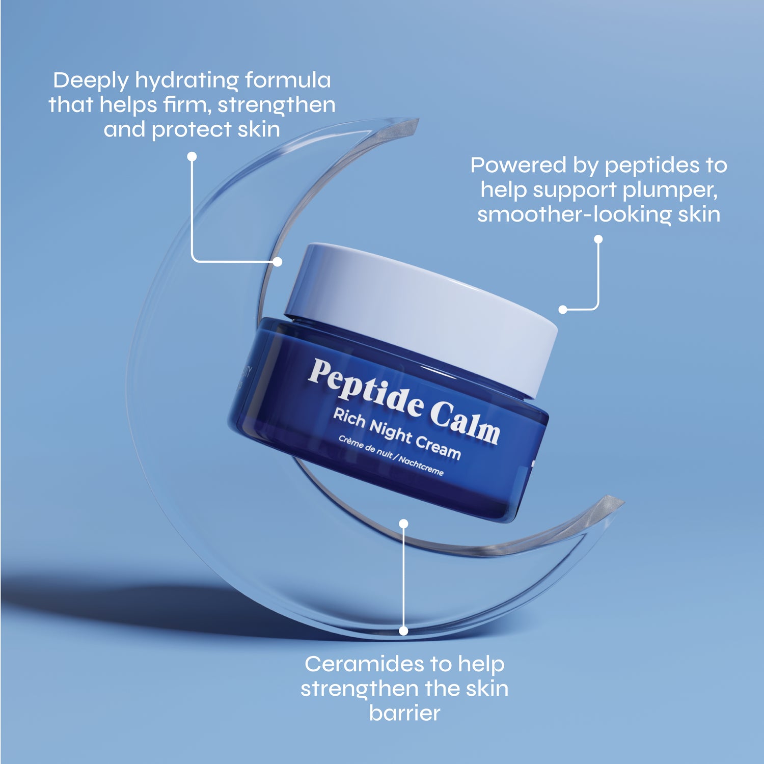 Peptide Calm Night Cream with Nourishing Peptides & Ceramides