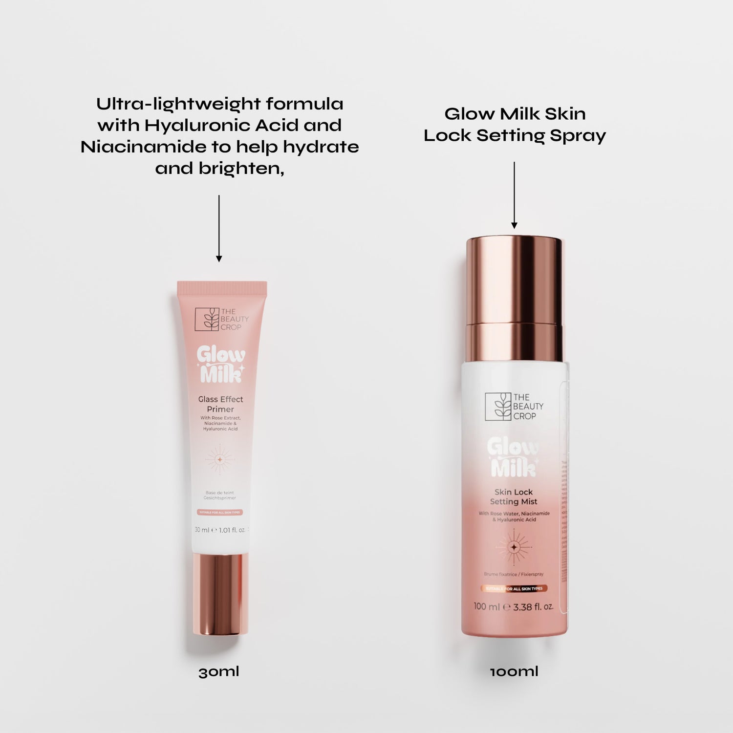 Glowy Skin Prep & Set Bundle