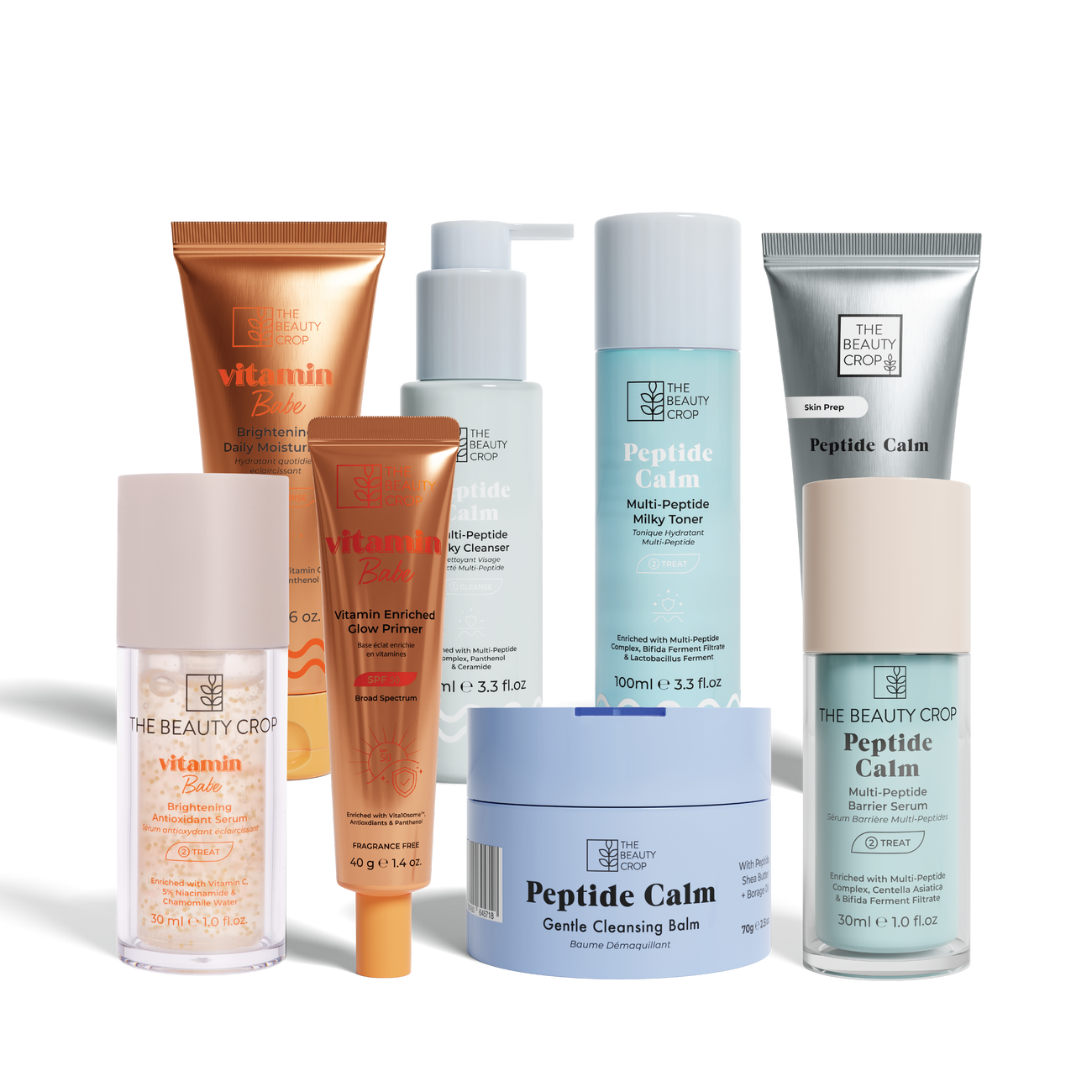 AM to PM 8-Step Skincare Routine Bundle