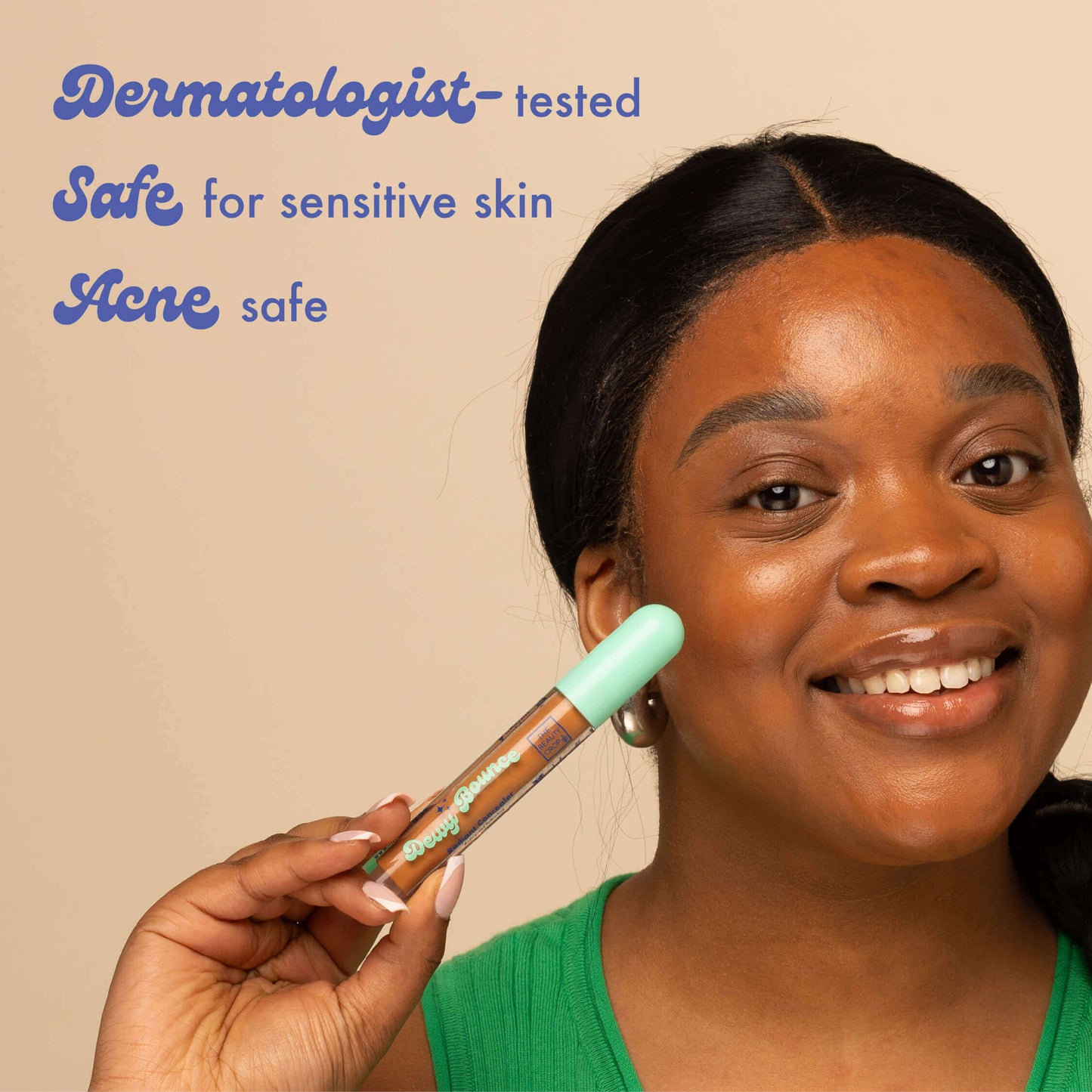 Dermatologist-tested
Safe for sensitive skin
Acne safe