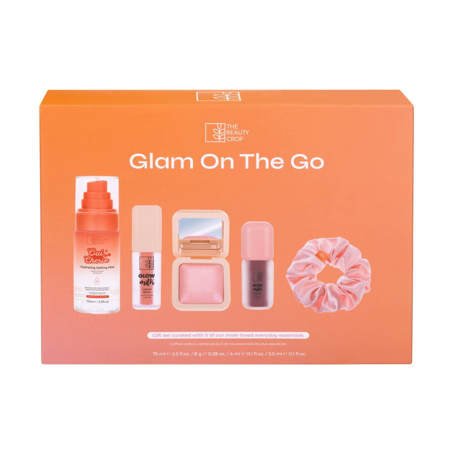 Glam on The Go Travel Friendly Full Look Makeup Gift Set