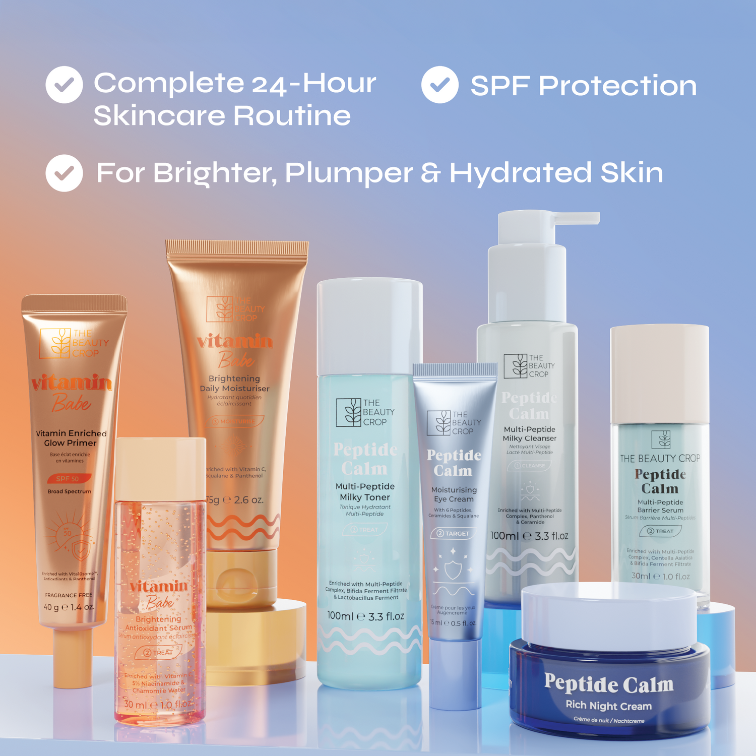 AM to PM Bundle with 2 Korean Skincare Routines for Day & Night