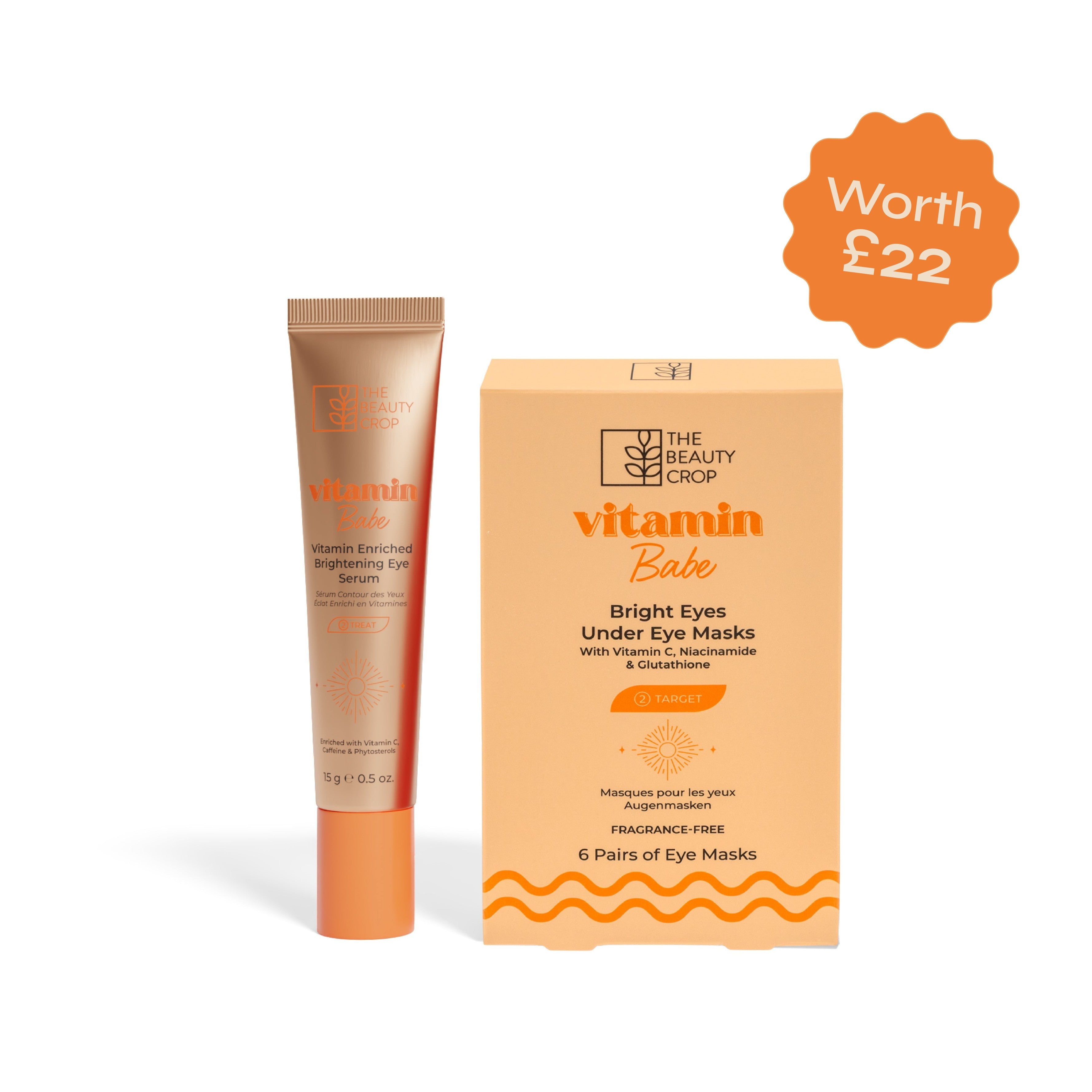 Bright Eyes Bundle Brightening Eye Masks & Serum