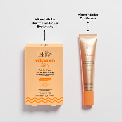 Bright Eyes Bundle with Brightening Eye Masks & Serum