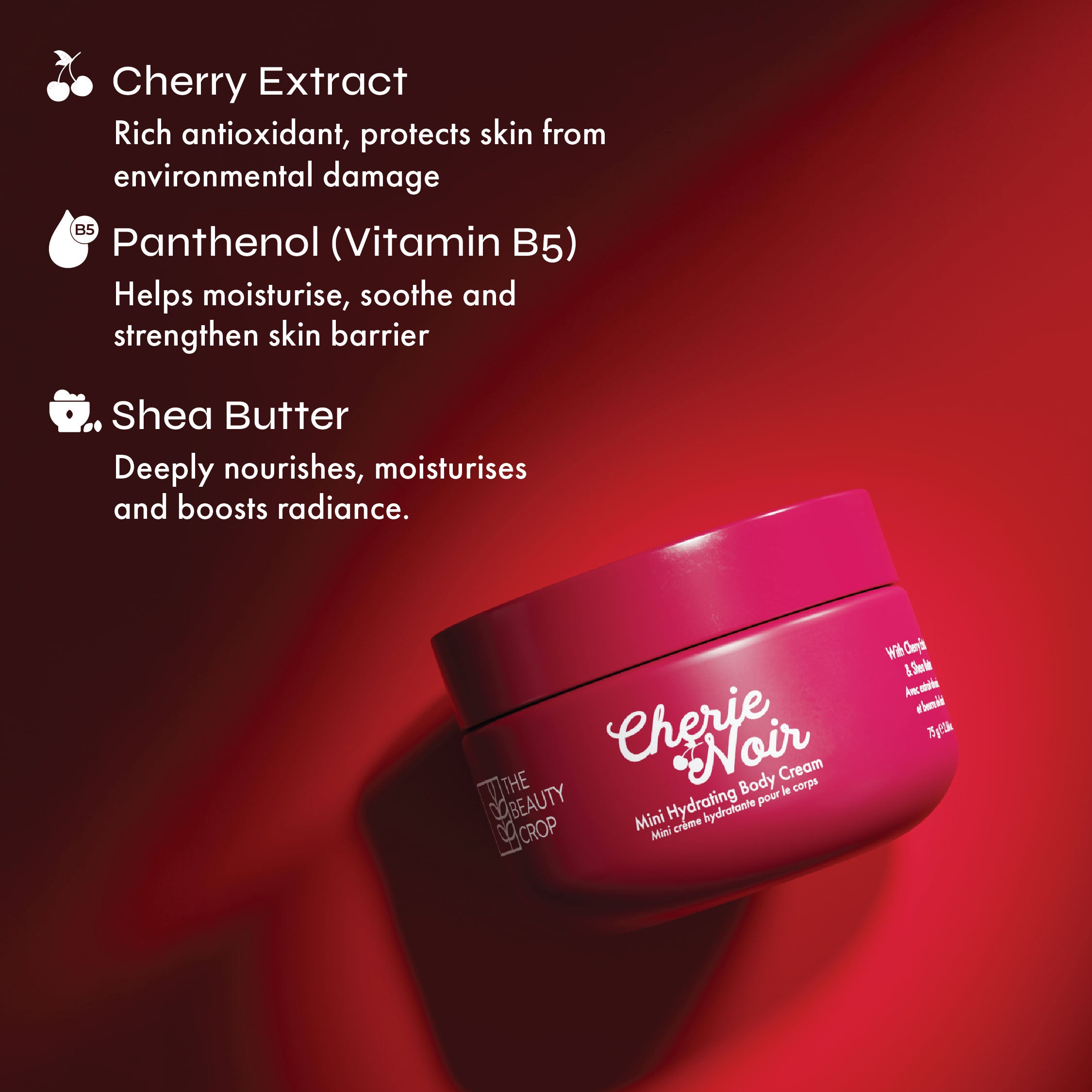 Cherie Noir Mini Body Cream – The Beauty Crop