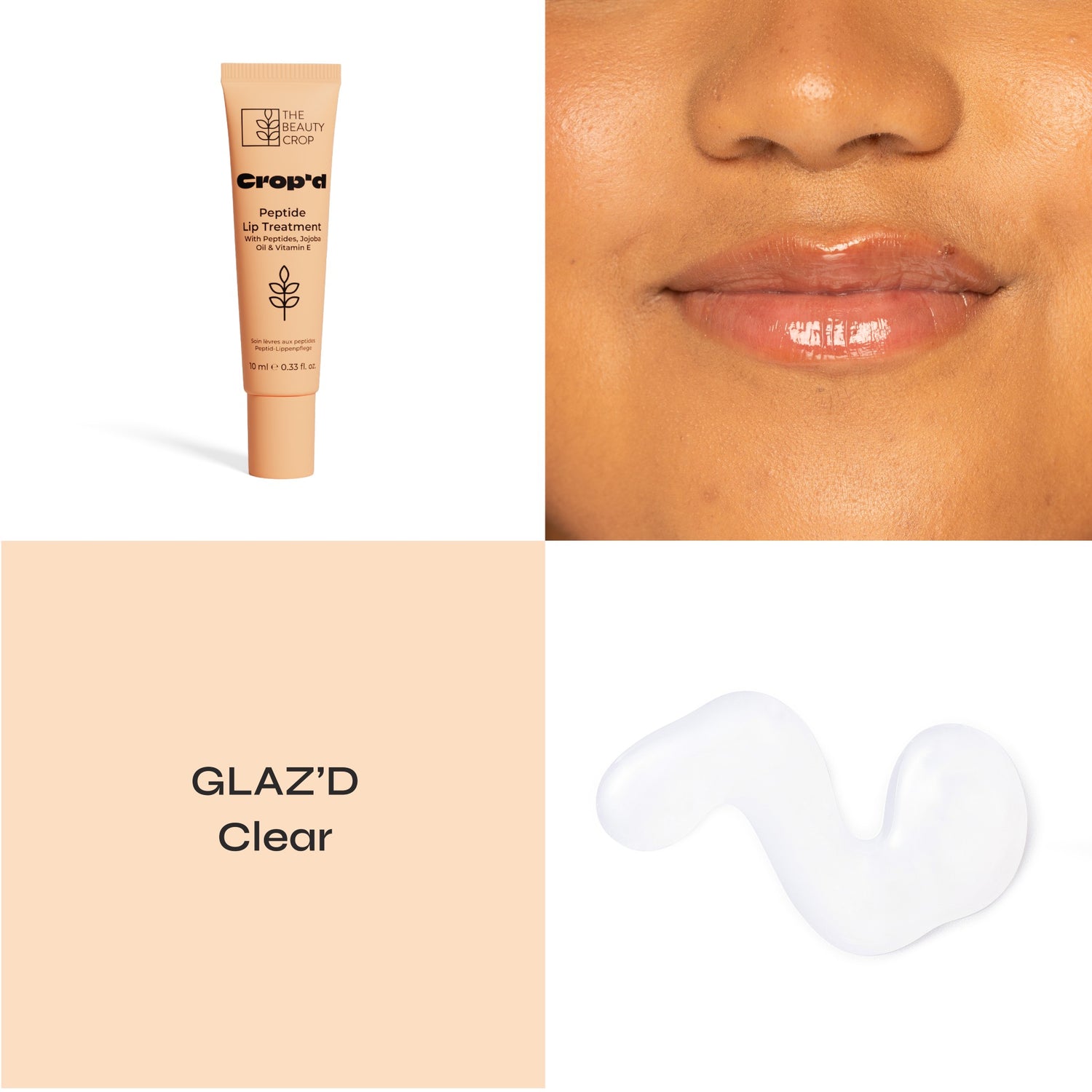 Peptide Hydrating Lip Treatment with Jojoba Oil and Vitamin E