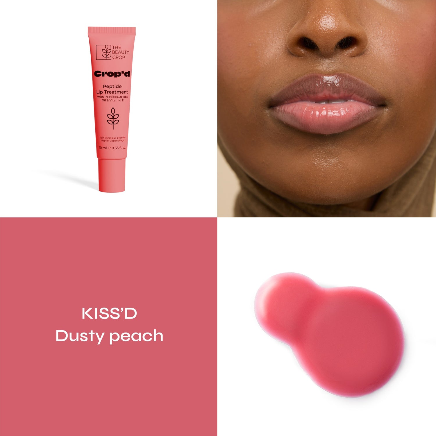 Peptide Hydrating Lip Treatment with Jojoba Oil and Vitamin E