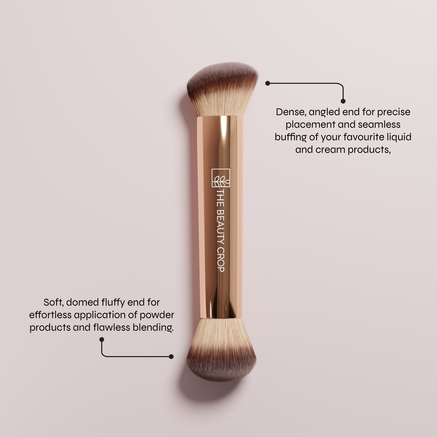 Glow Milk Duo Double Complexion Makeup Brush