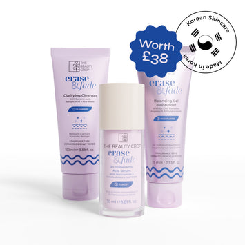 Erase & Fade Cleanser, Serum & Moisturiser