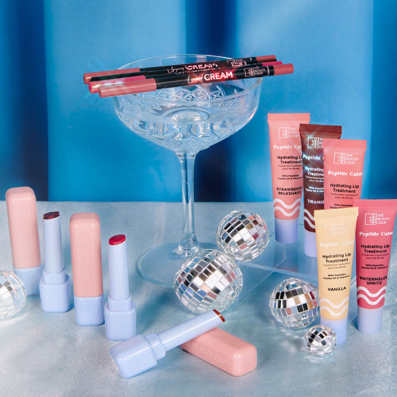 Cropmas Festive 14-Piece Lip Makeup Bundle