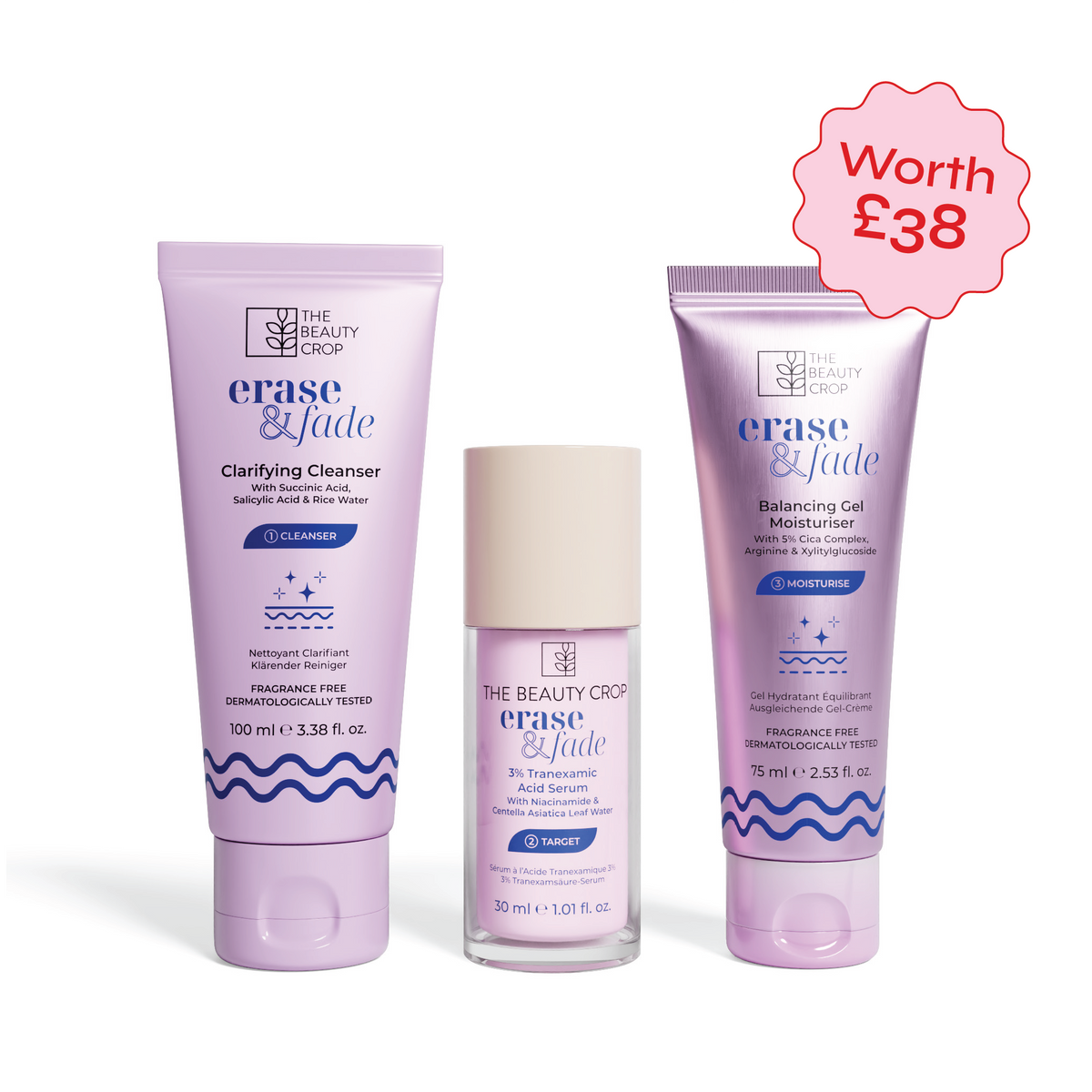 Erase & Fade Skincare Routine