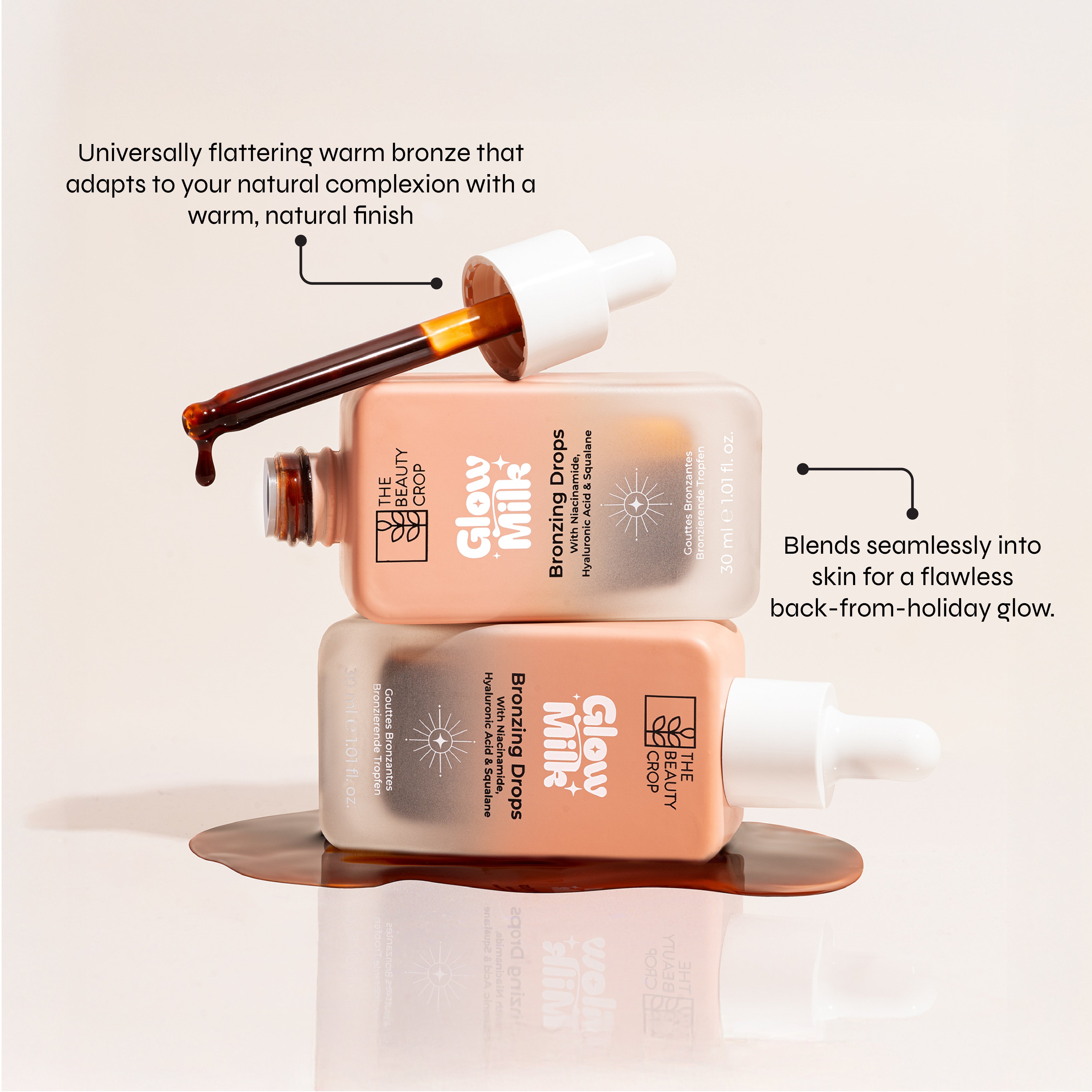 Glow Milk Bronzing Drops Hydrated Glow Serum Bronzer – The Beauty Crop
