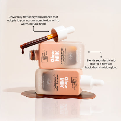 Glow Milk Bronzing Drops Hydrated Glow Serum Bronzer