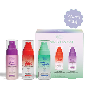 Glow & Go Set Mini Make-up Setting Mist Travel Trio