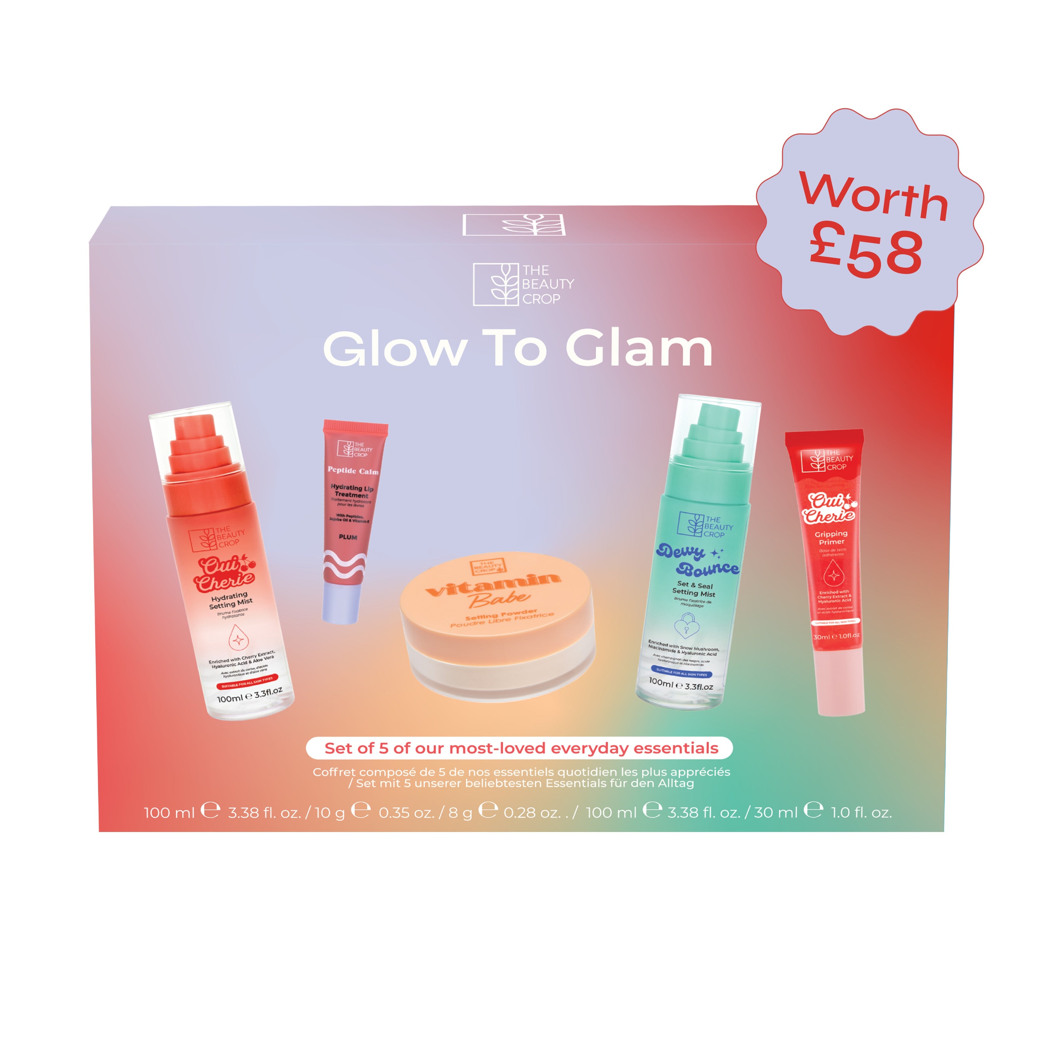 Glow to Glam 5 Step Routine Make up Set