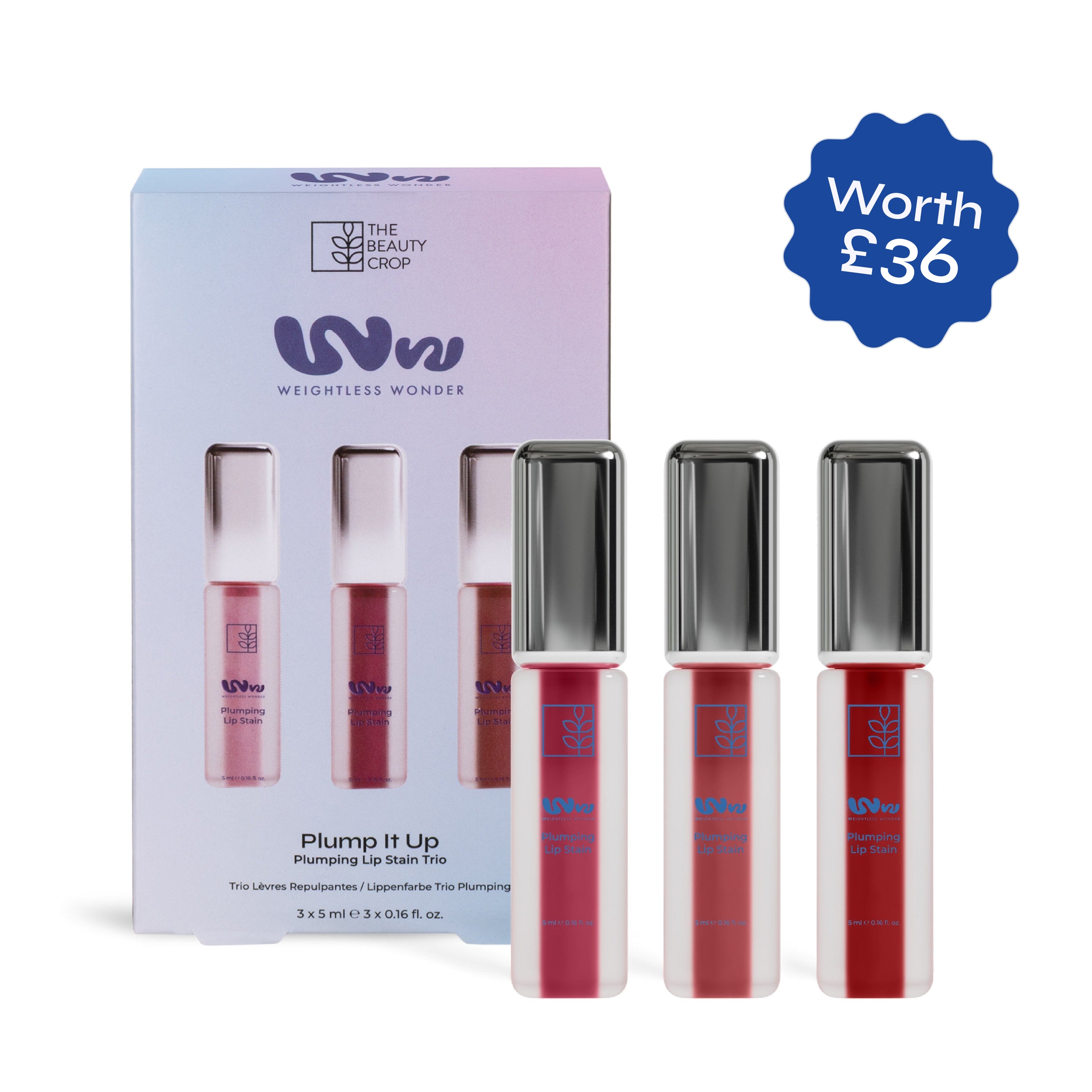 Weightless Wonder Plump It Up Plumping Lip Stain Trio