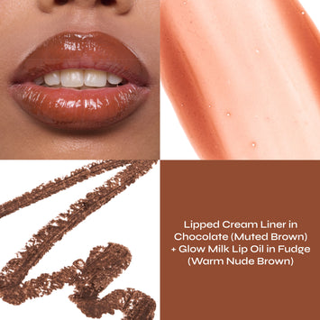 Lip Glass Kit - Cream Lip Liner & Lip Oil Set