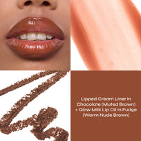 Lip Glass Kit - Cream Lip Liner & Lip Oil Set