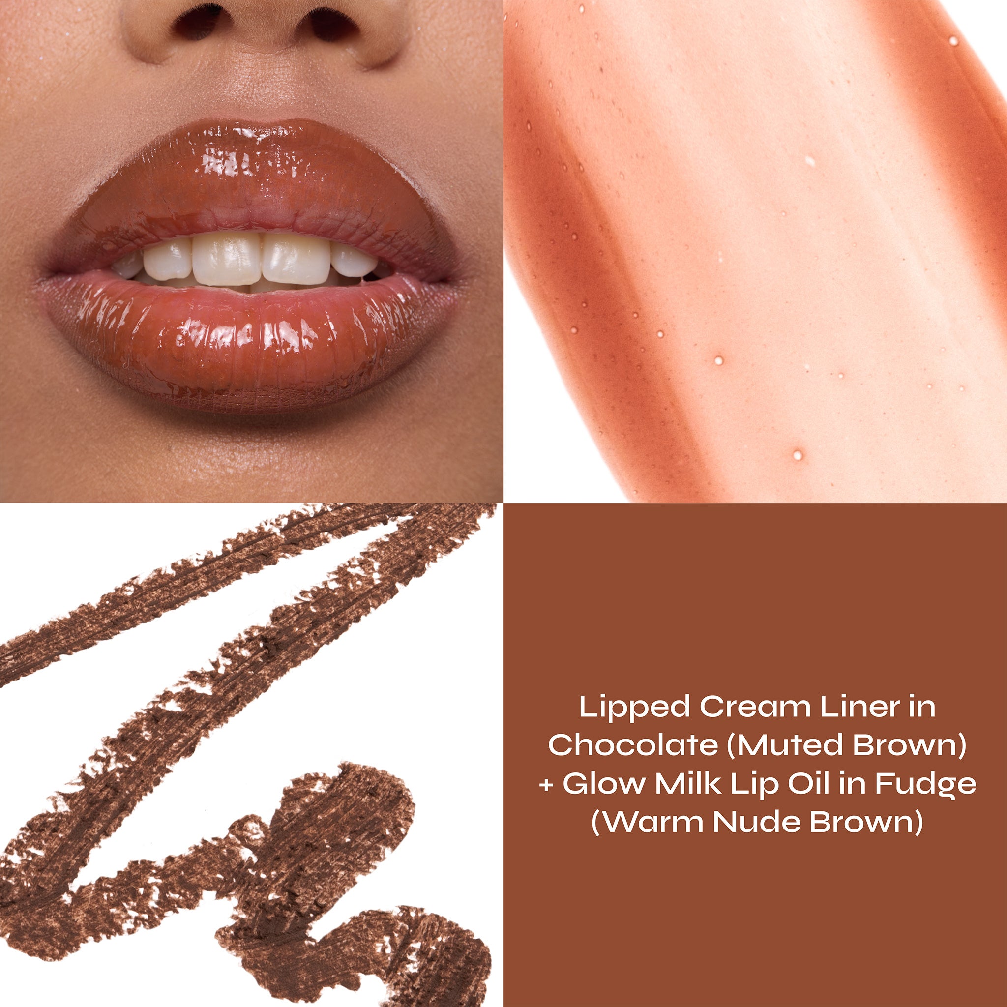 Lip Glass Kit - Cream Lip Liner & Lip Oil Set