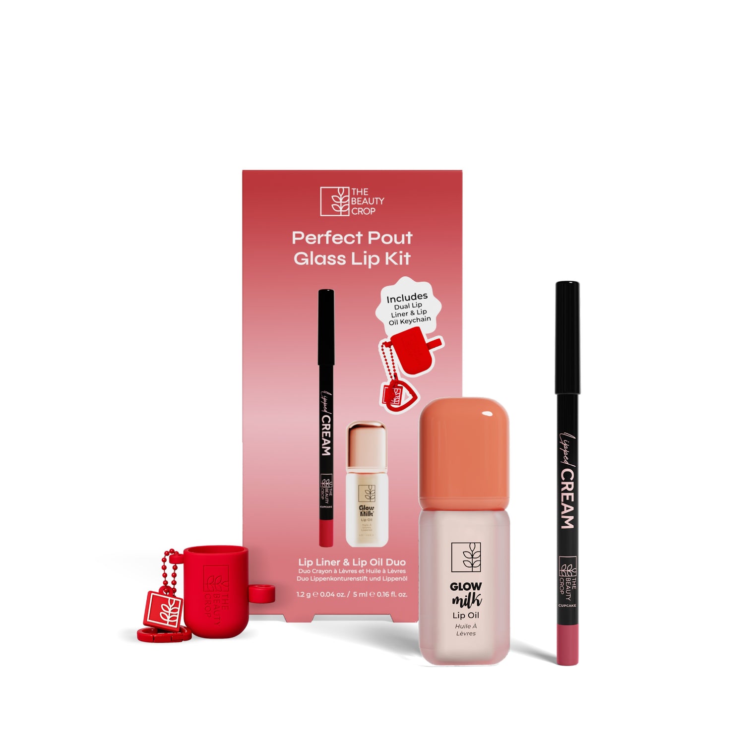 Lip Glass Kit - Cream Lip Liner & Lip Oil Set