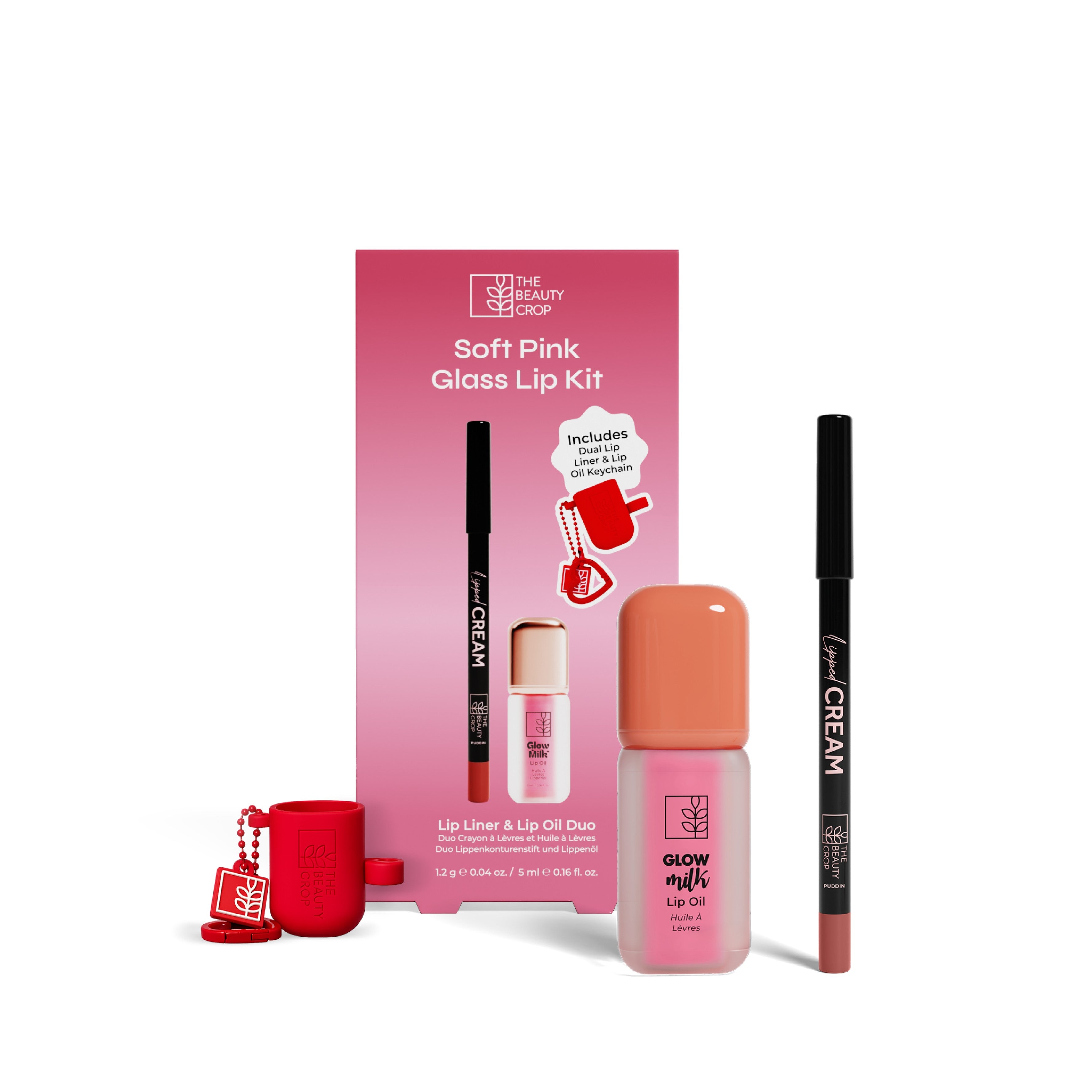 Lip Glass Kit - Cream Lip Liner & Lip Oil Set – The Beauty Crop