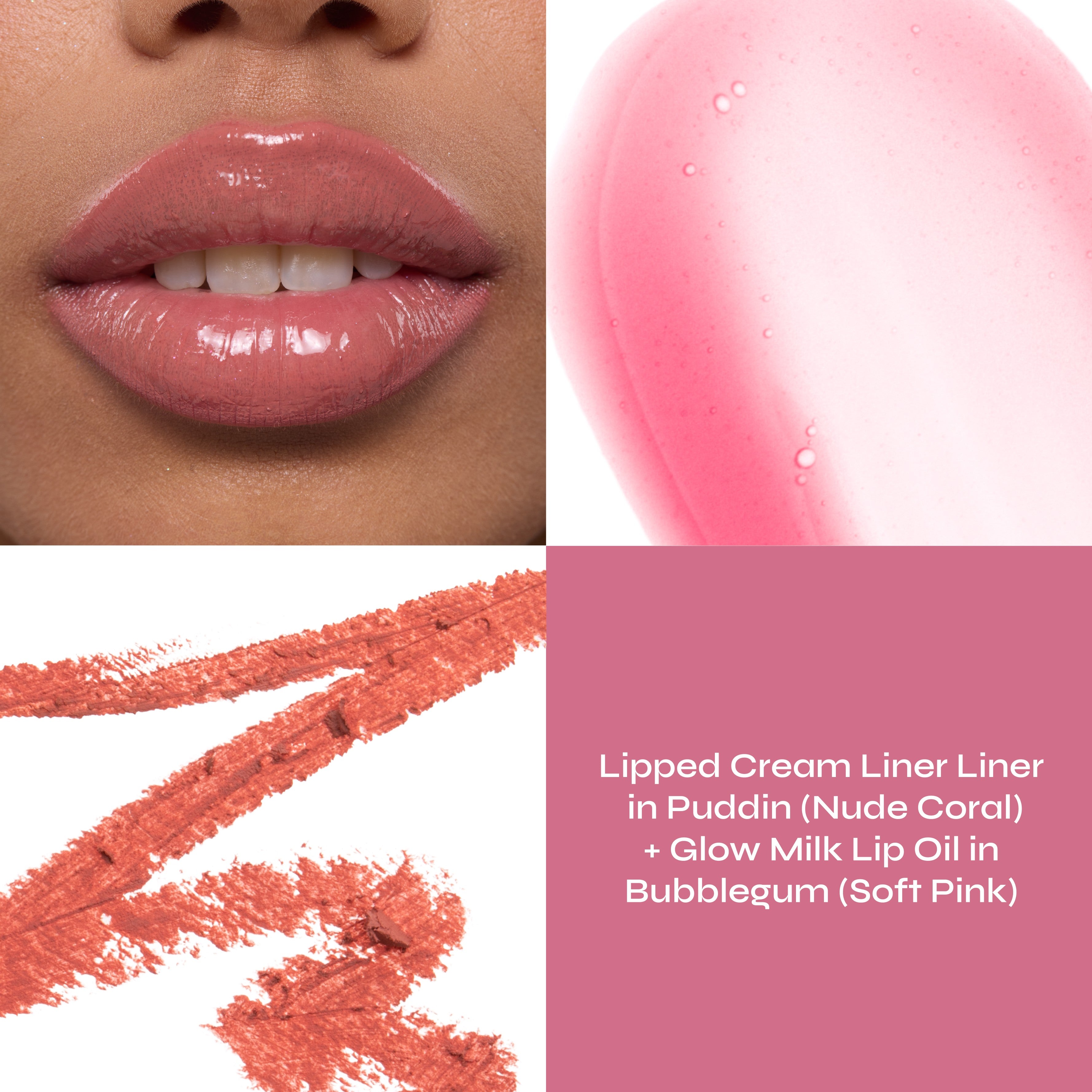 Lip Glass Kit - Cream Lip Liner & Lip Oil Set – The Beauty Crop