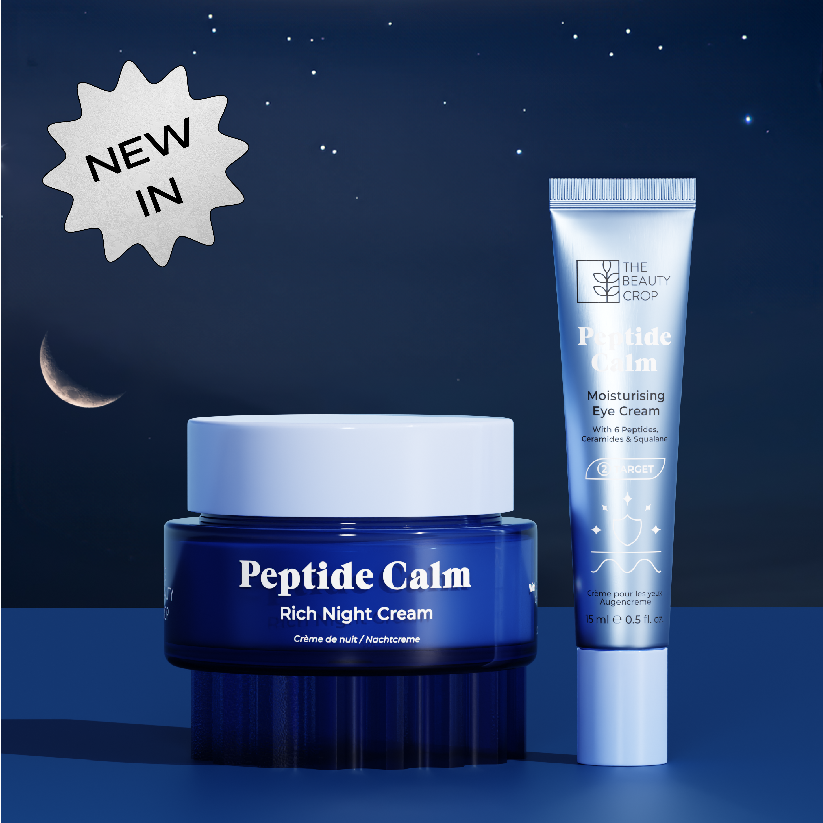Peptide Calm Night Duo - Eye Cream + Night Cream Bundle – The