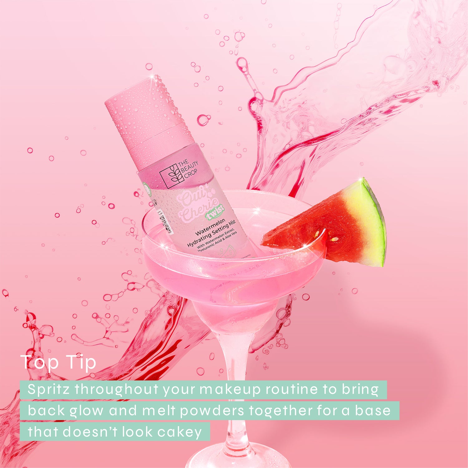 Oui Cherie Twist Watermelon Hydrating Setting Mist (Limited Edition)