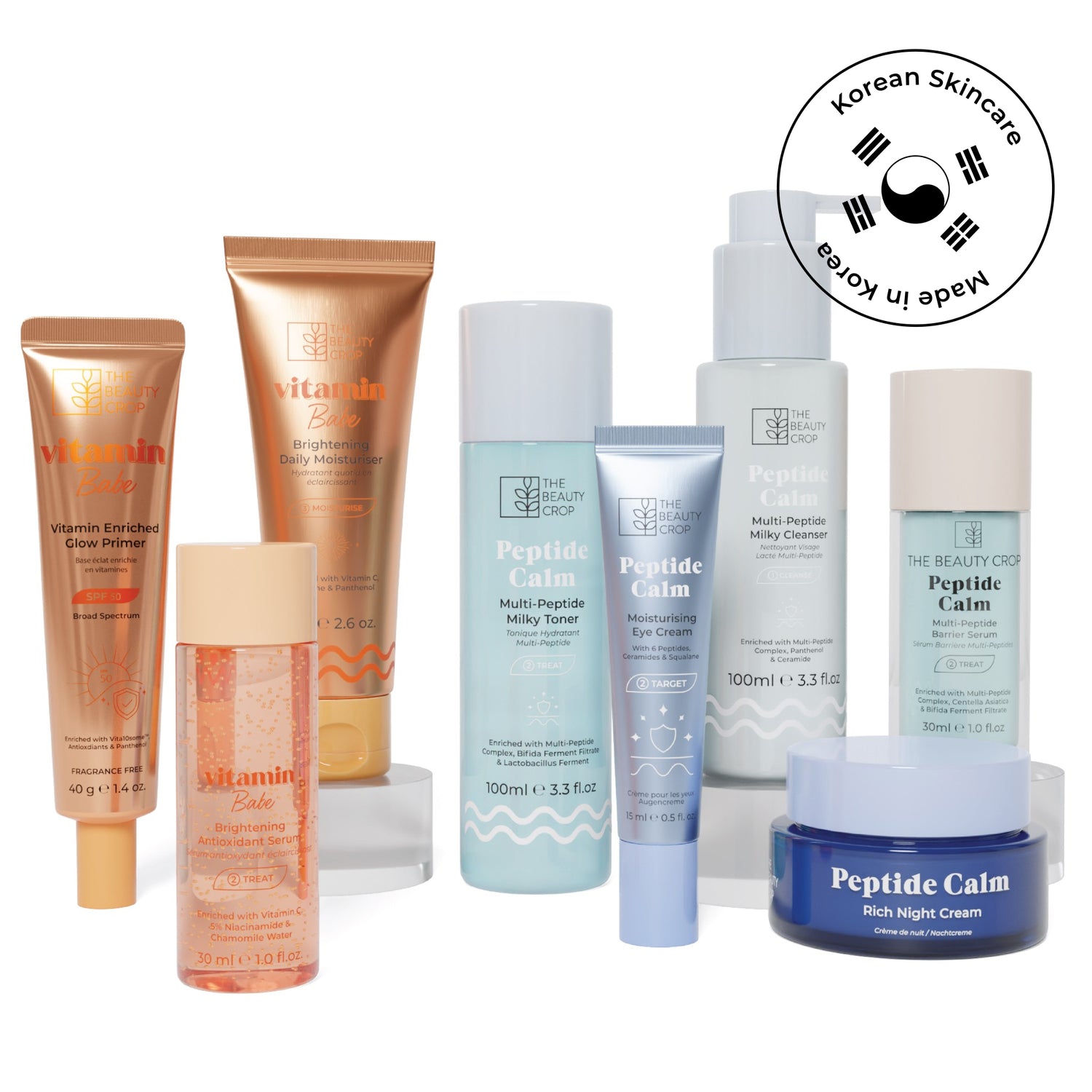 AM to PM Bundle with 2 Korean Skincare Routines for Day & Night