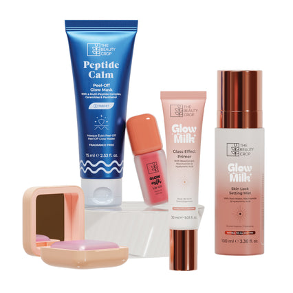 Glass Skin 5 Skincare & Makeup Essentials Bundle for Smooth, Glowing Skin