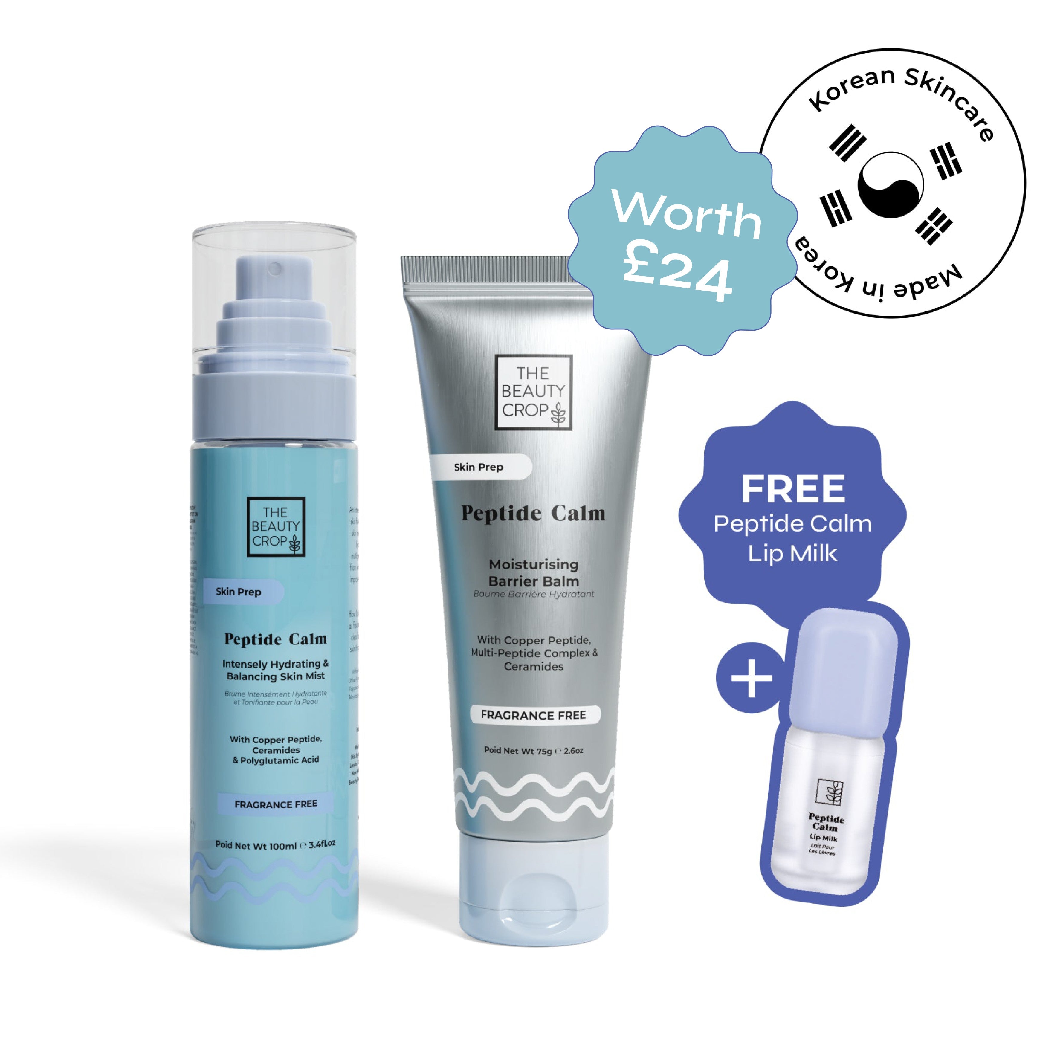 Peptide Calm Skin Barrier Strengthening Mist Barrier Balm Duo