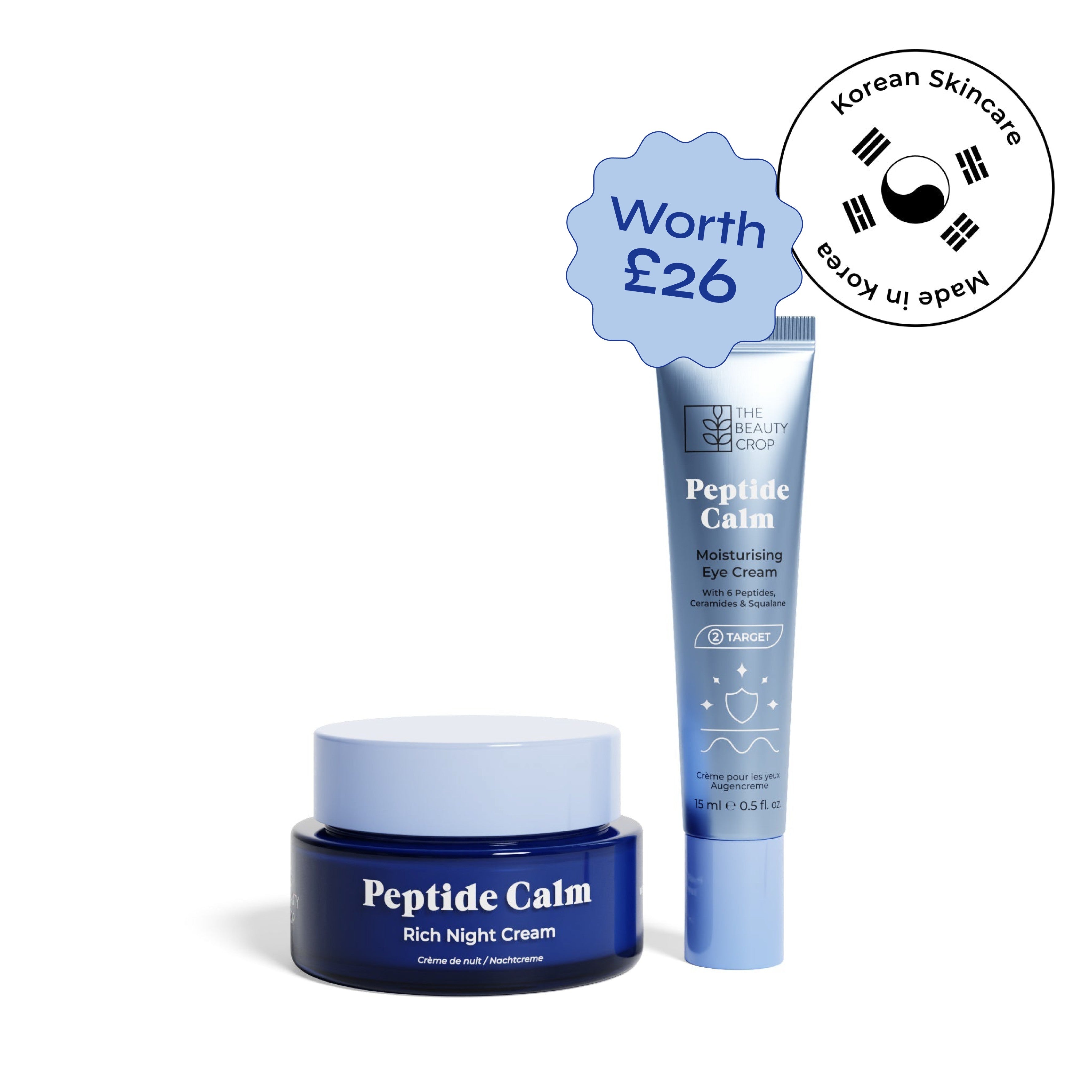 Peptide Calm Night Duo Eye + Night Bundle