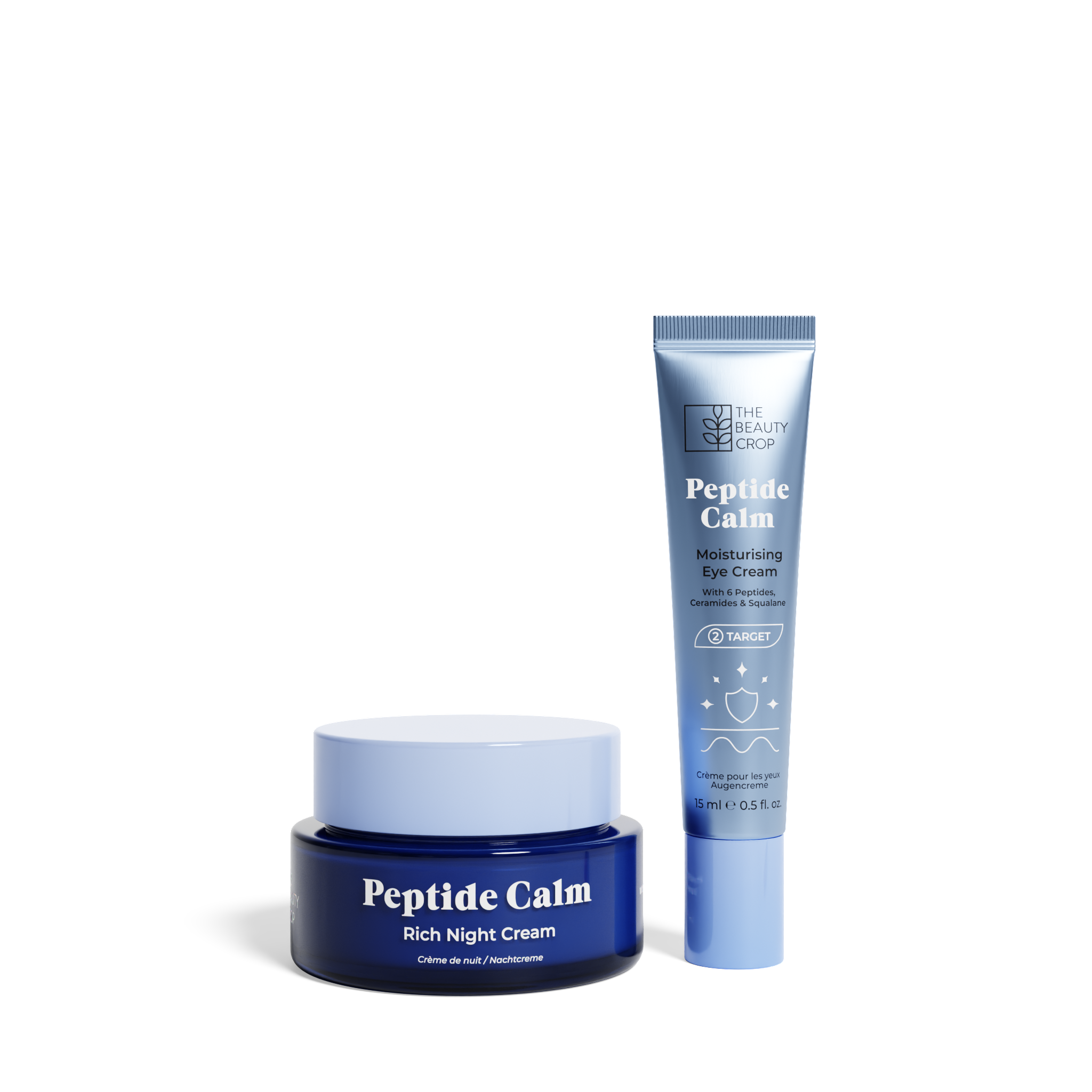 Peptide Calm Night Duo - Eye Cream + Night Cream Bundle