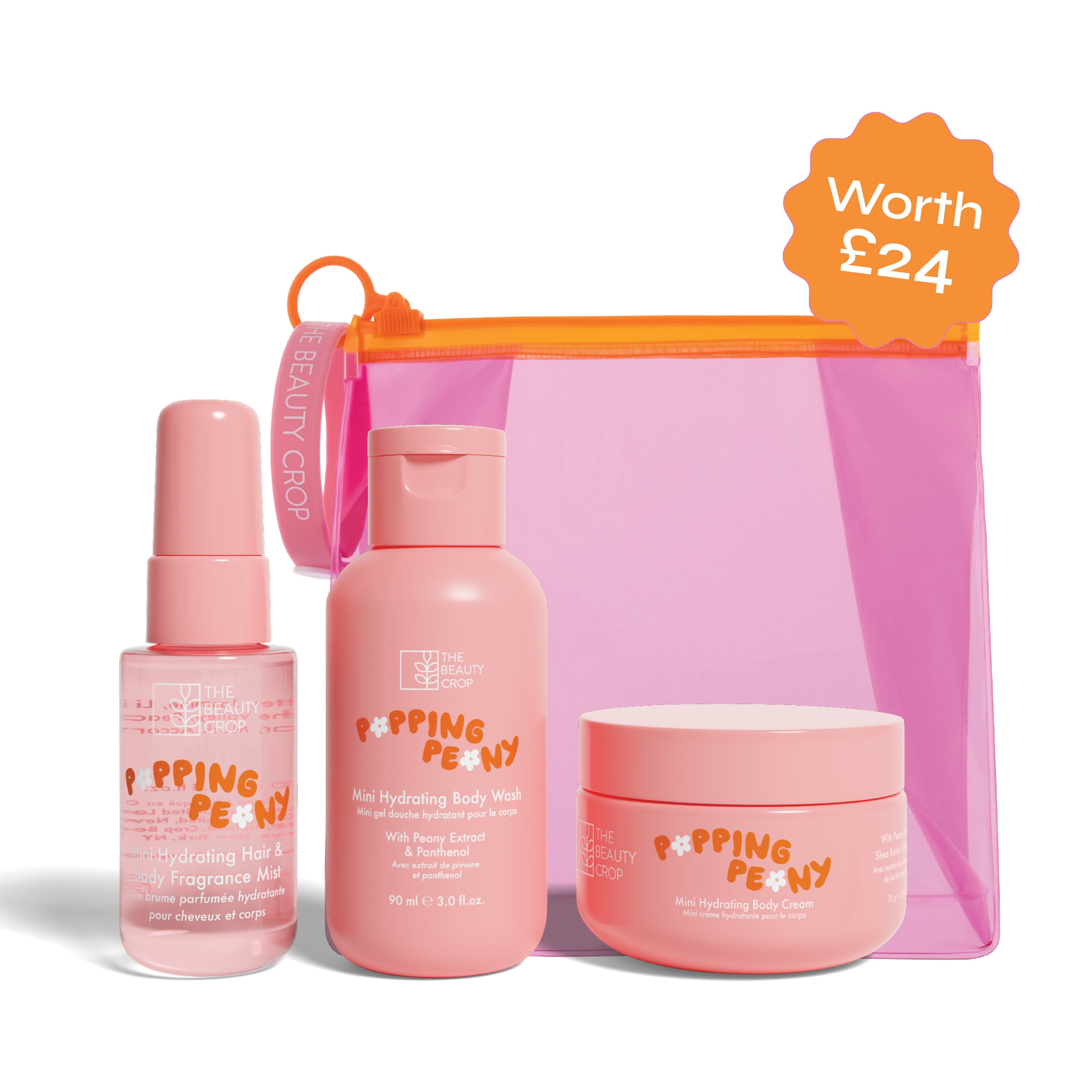 Mini Popping Peony Body Set