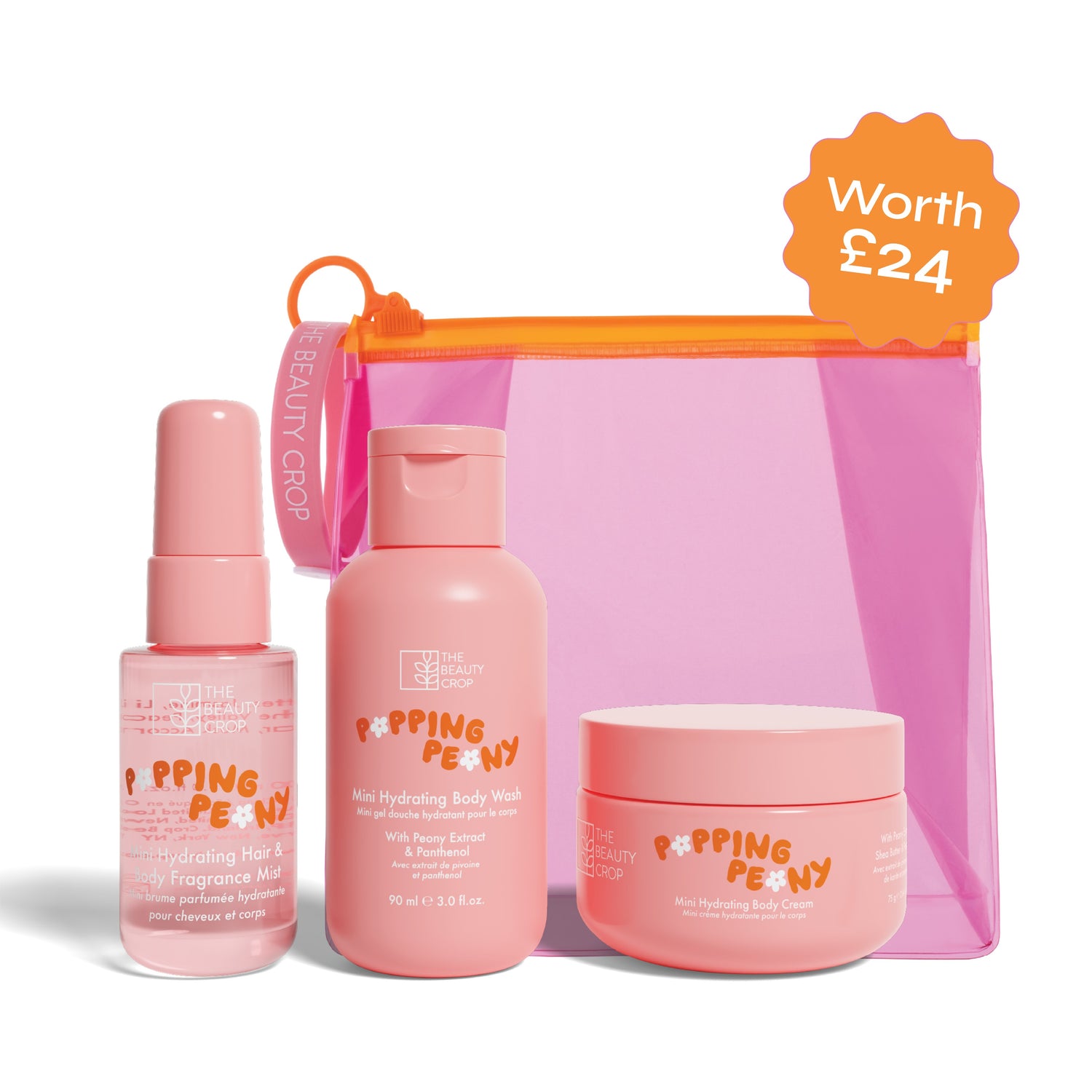 Mini Popping Peony Body Set