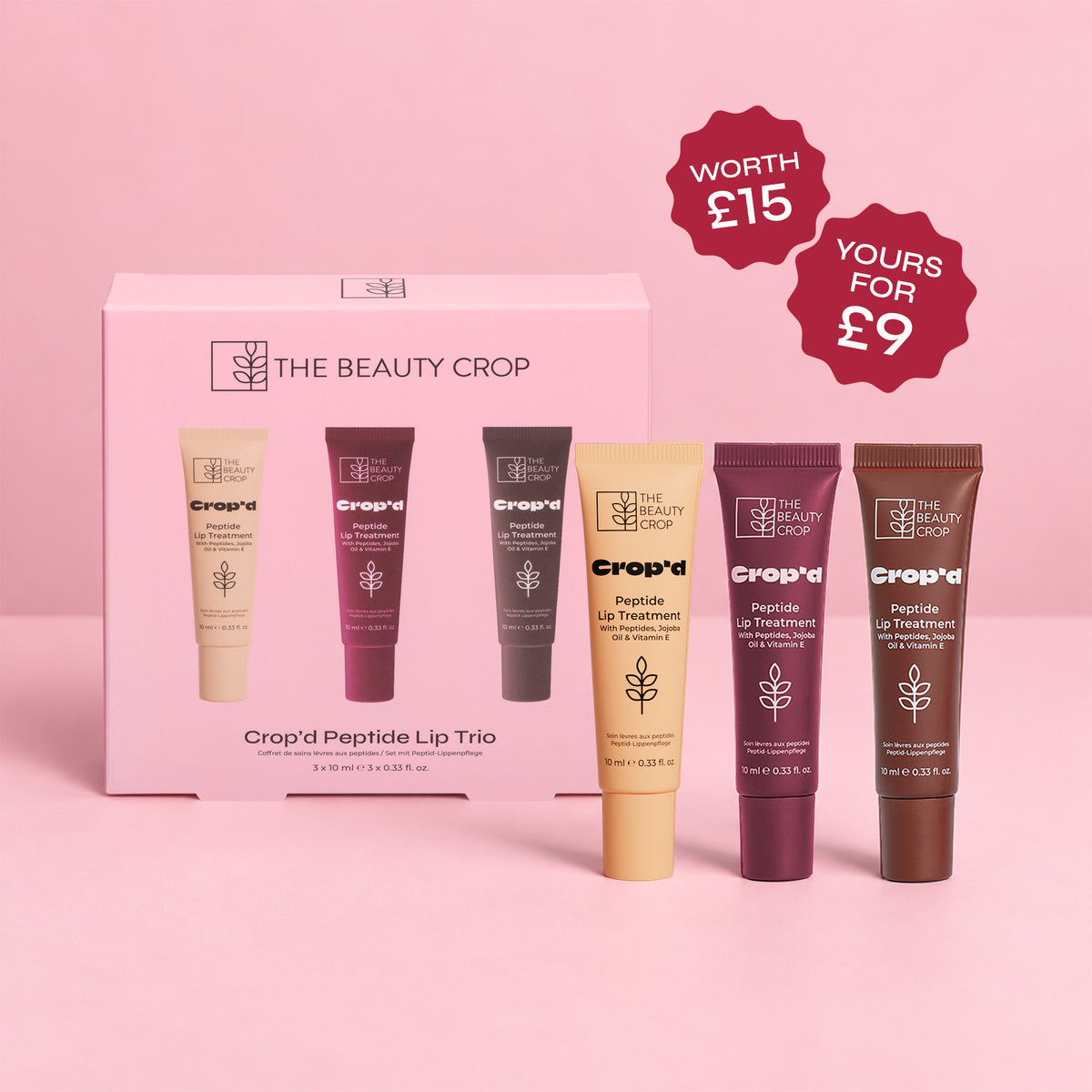 Peptide Lip Treatment Trio Makeup Gift Set