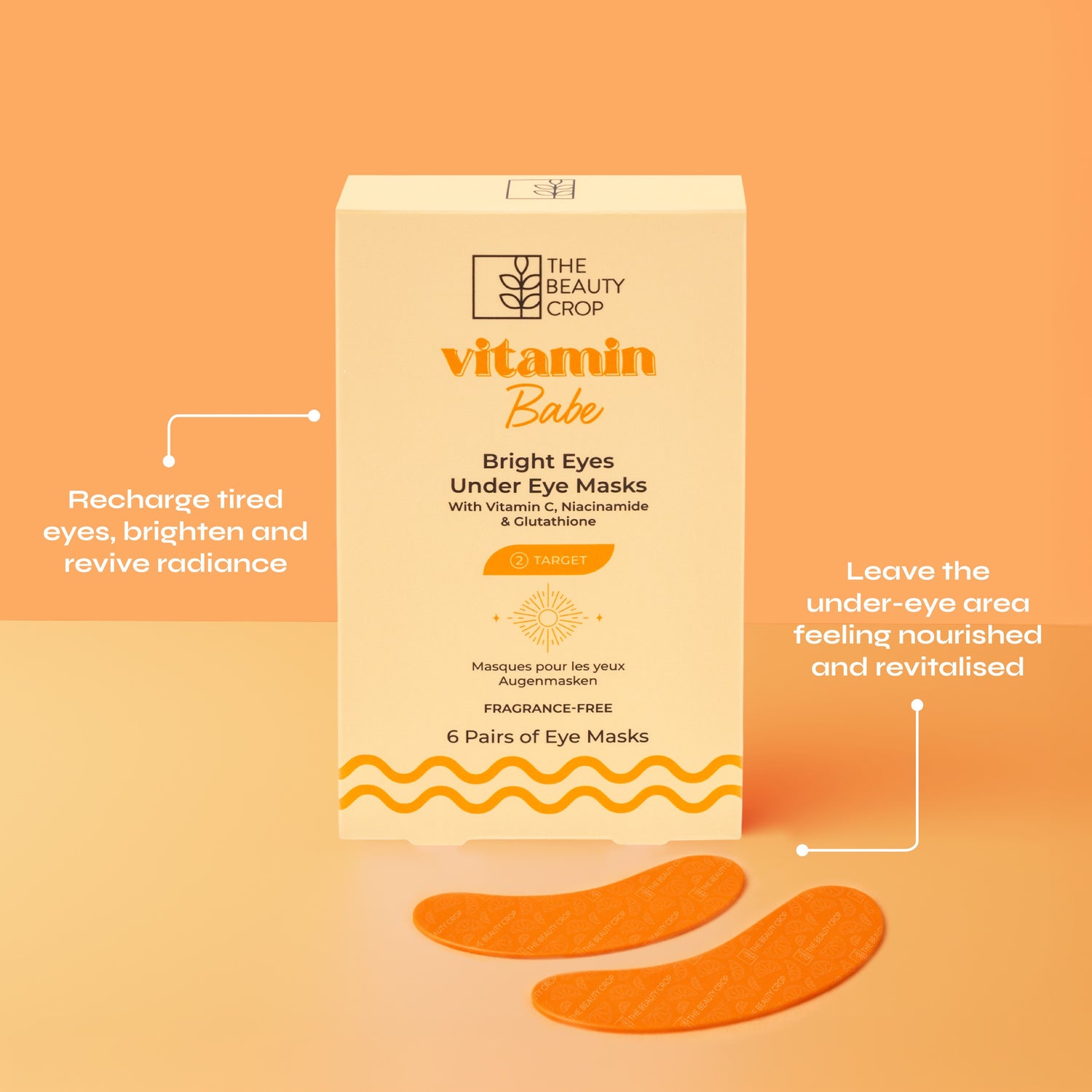 Vitamin C Brightening Under Eye Mask Patches