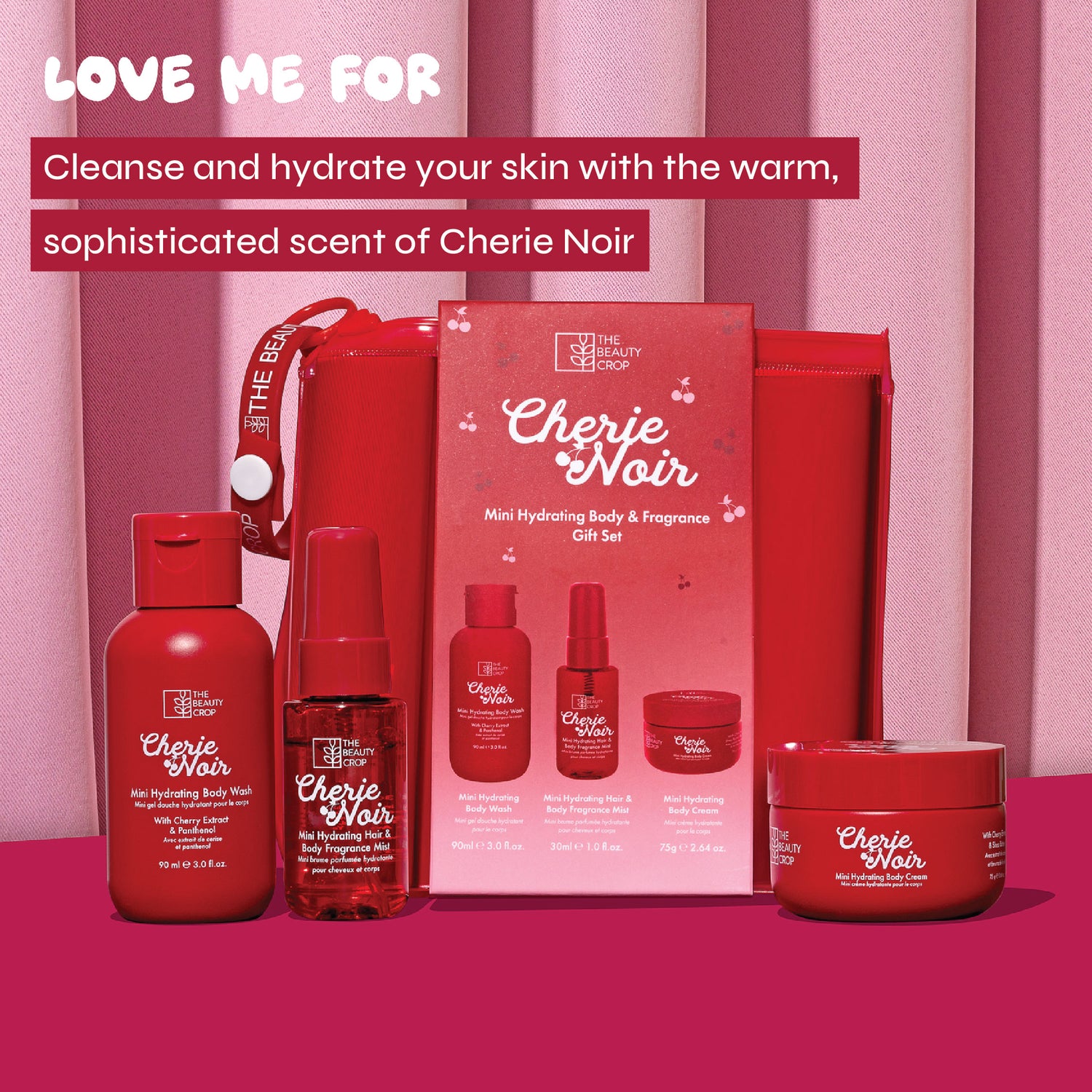 Cherie Noir Mini Hydrating Body & Fragrance Set