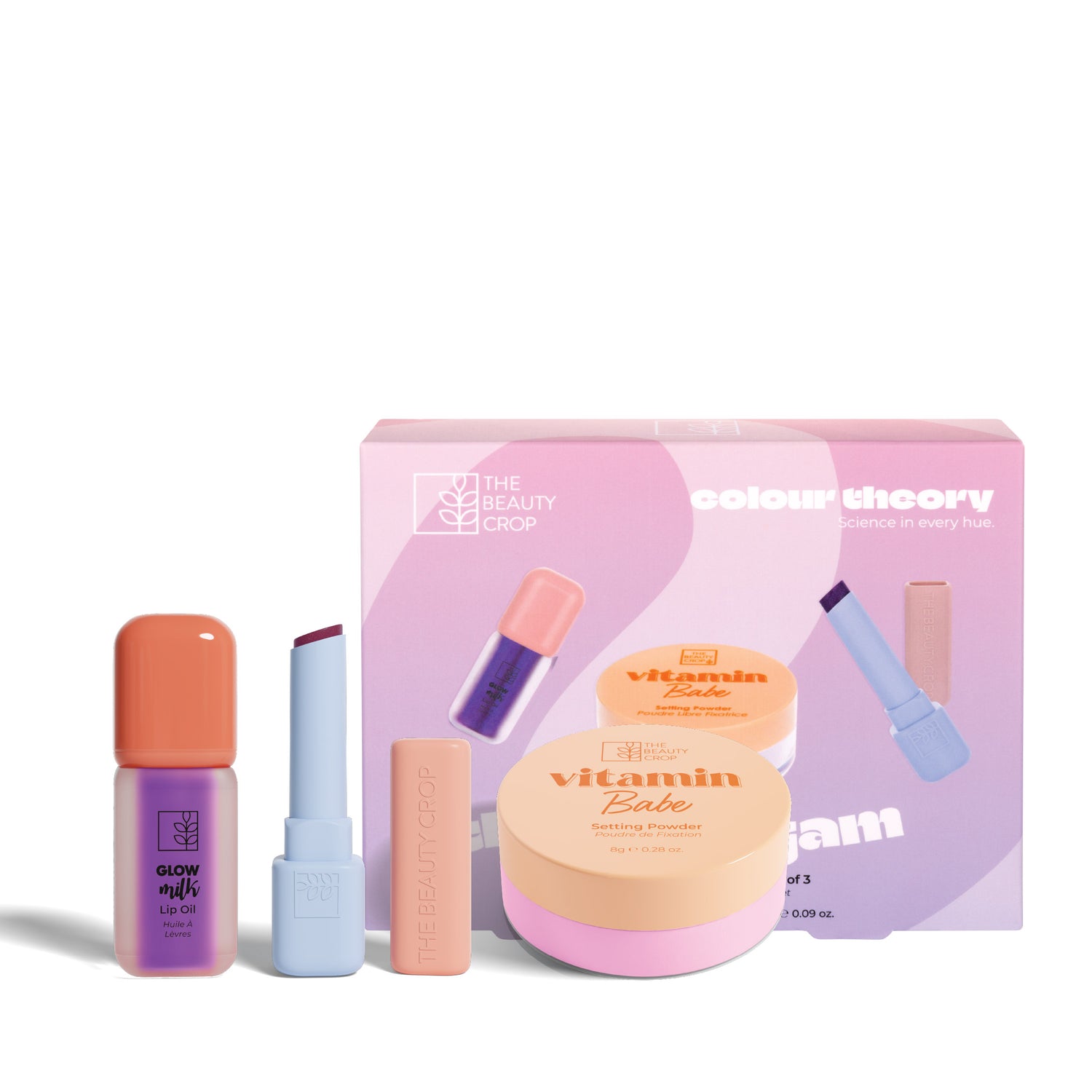 Colour Theory Anti-Dullness Setting Powder and Lip Set
