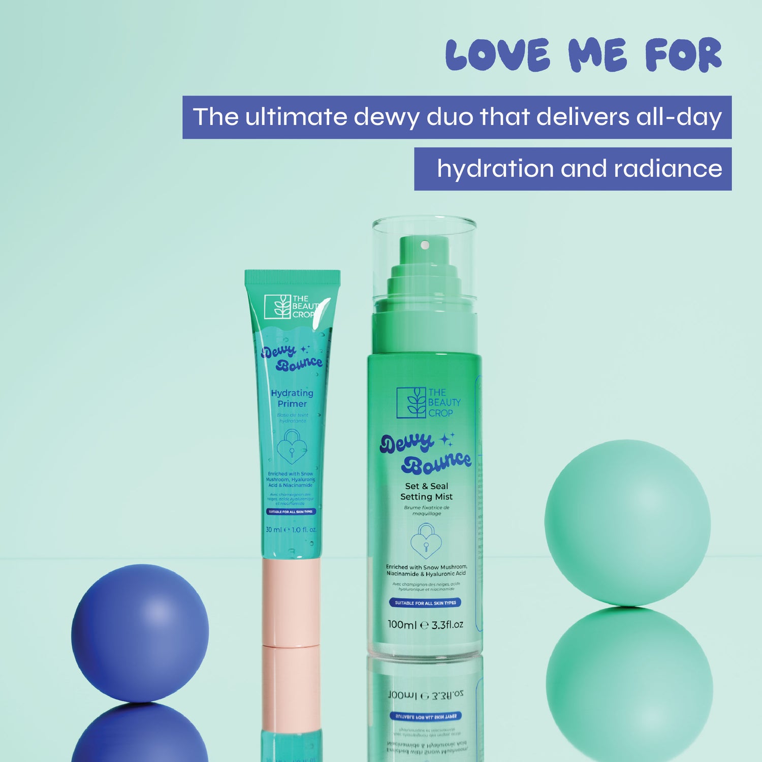 Dewy Bounce Hydrating Primer & 12 Hour Setting Mist Boxed Duo