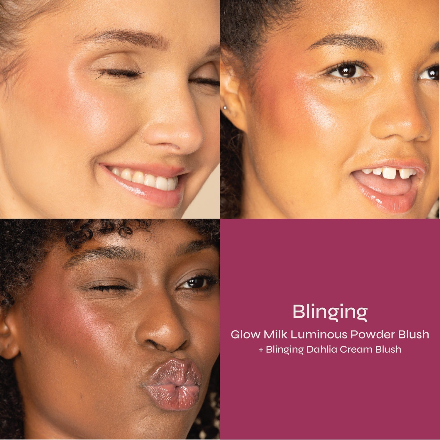 Glow Milk Ultra-Pigmented Luminous Powder Blush - Set of 5