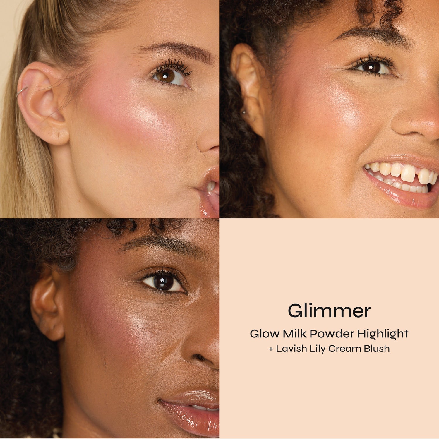 Glow Milk Ultra-Pigmented Luminous Powder Blush - Set of 5