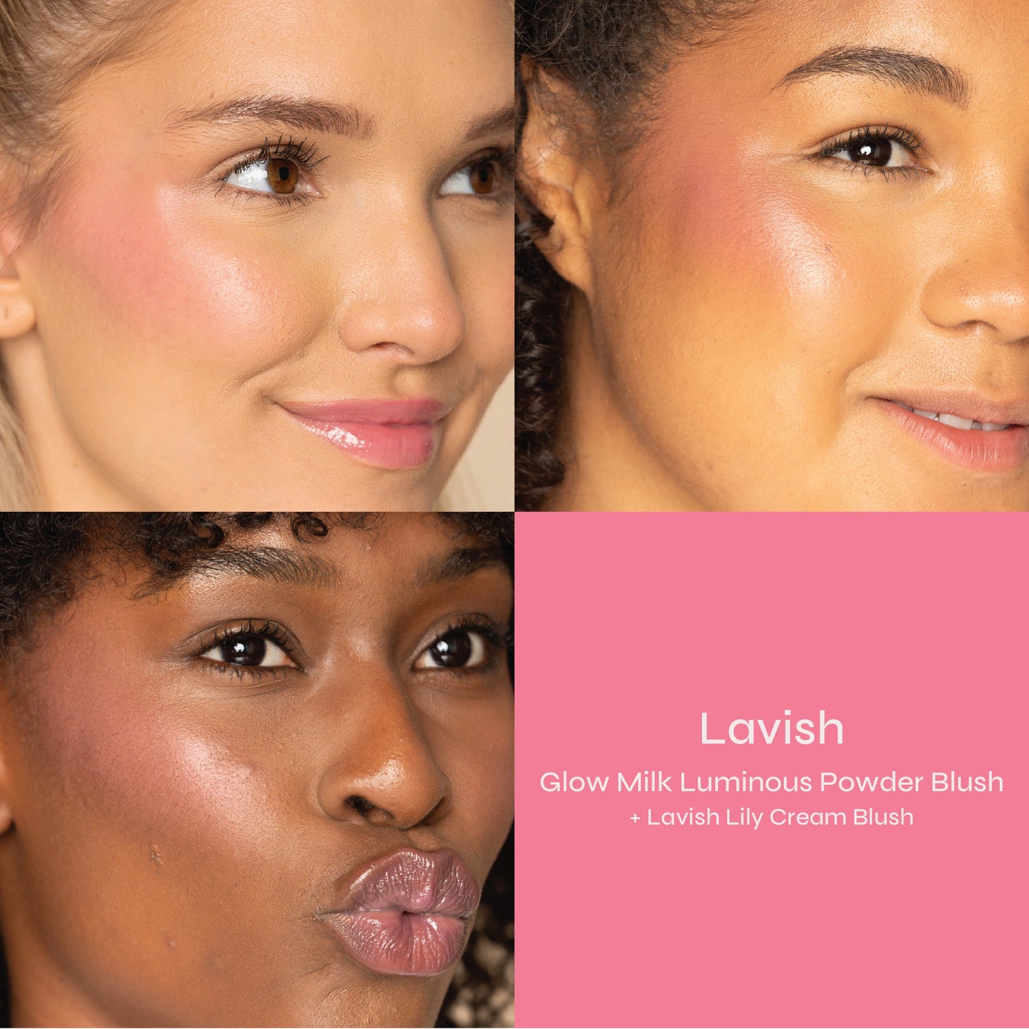 Glow Milk Ultra-Pigmented Luminous Powder Blush - Set of 5